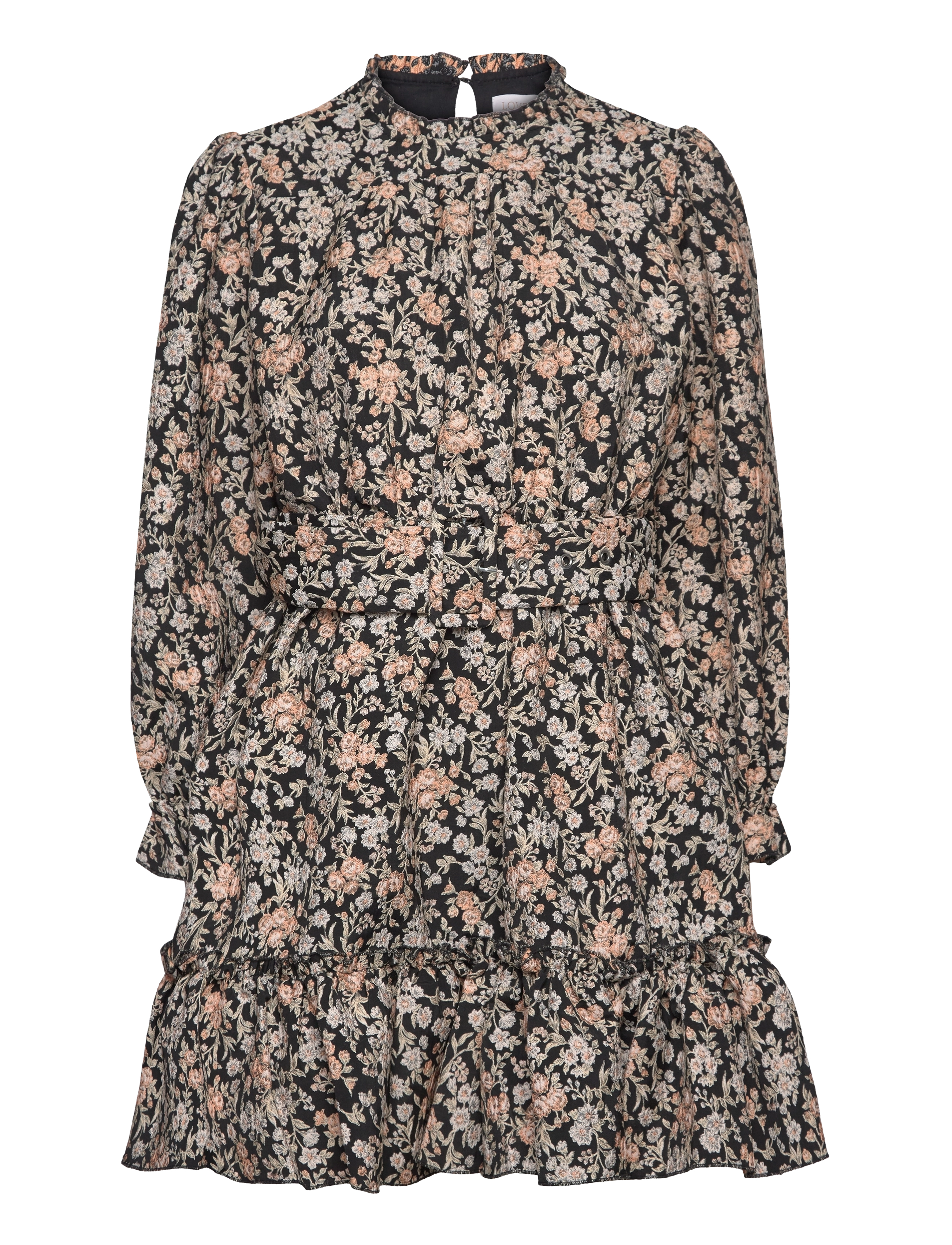 Love Lolina Sophie Mini Dress, XS, Black, Kjoler > Kort Kjole, Dame