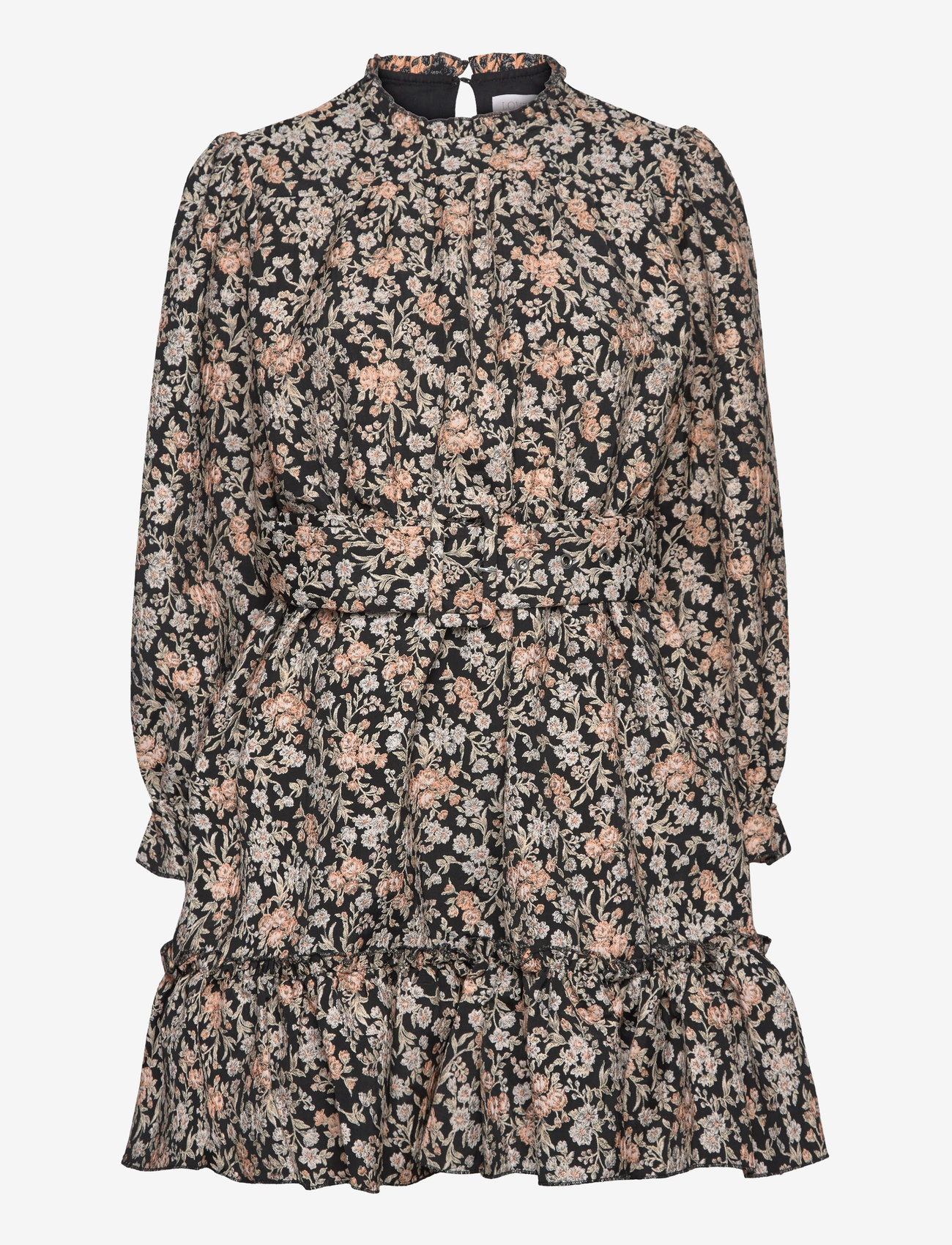 Love Lolina - Sophie mini dress - spetsklänningar - black jacquard - 0