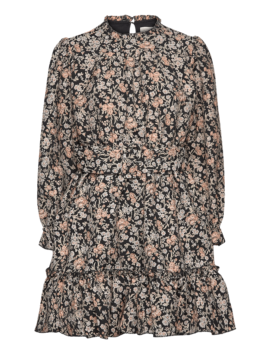 Love Lolina - Sophie mini dress - lace dresses - black jacquard - 0