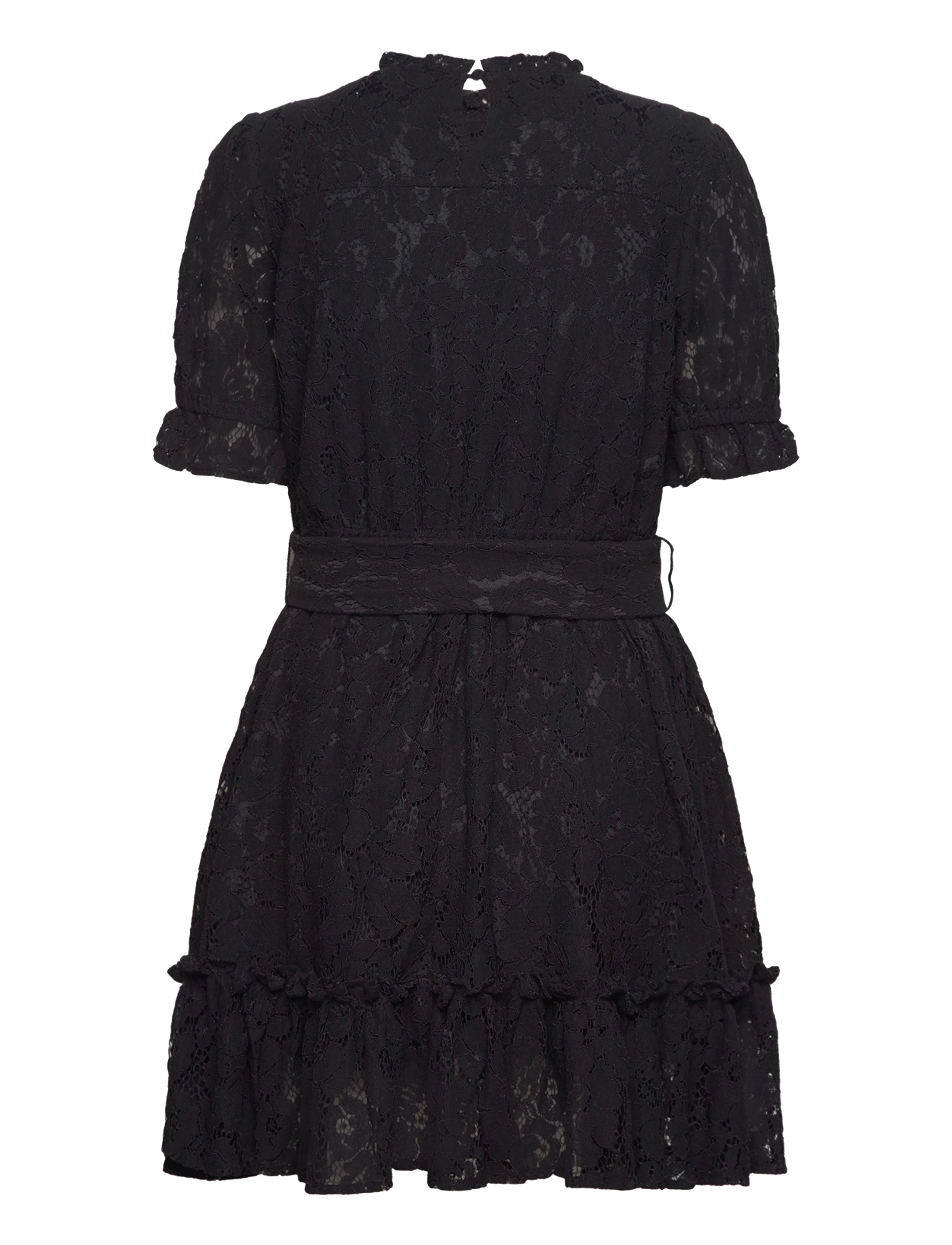 Love Lolina - Sophie mini dress - blondekjoler - black lace - 1