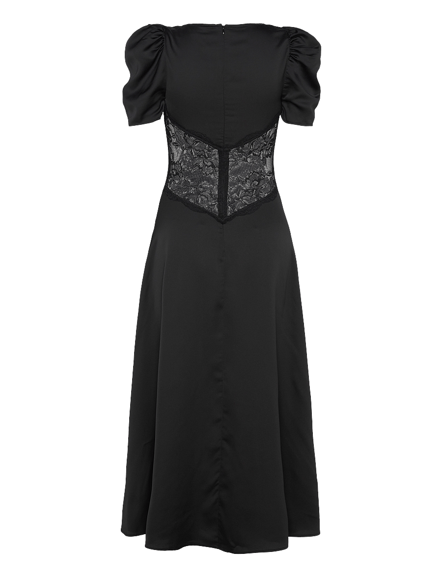 Love Lolina - Francis lace midi dress - lace dresses - black - 1