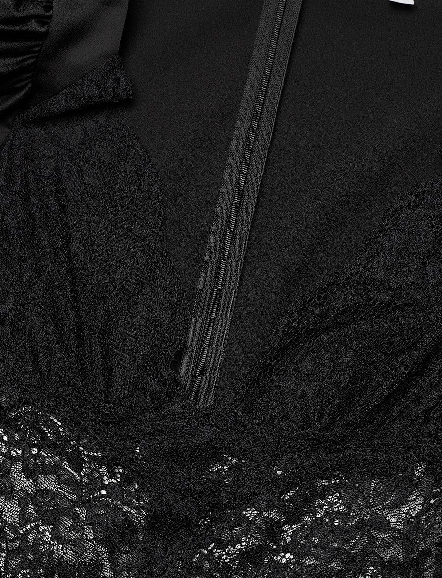 Love Lolina - Francis lace midi dress - lace dresses - black - 2