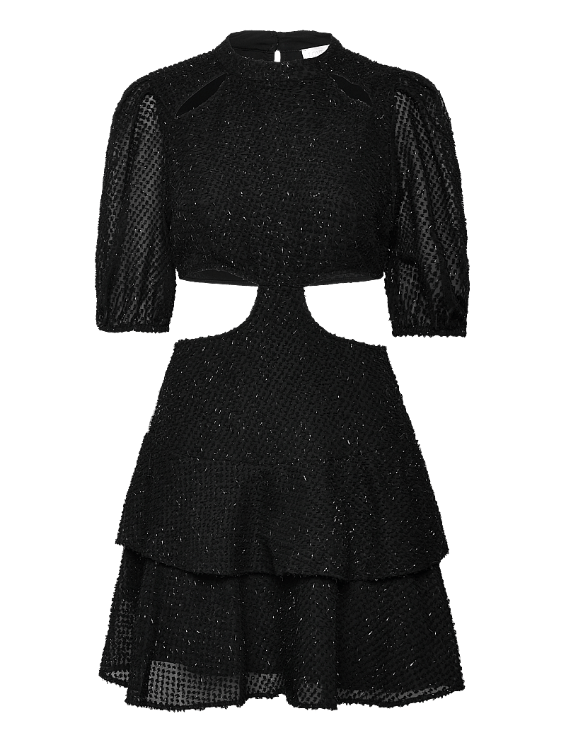 Love Lolina - Hanna mini dress - festklänningar - black glitter dot - 0