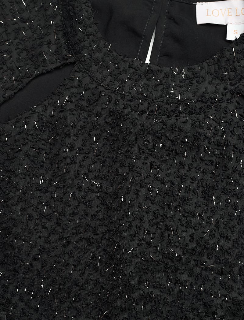 Love Lolina - Hanna mini dress - festklänningar - black glitter dot - 2
