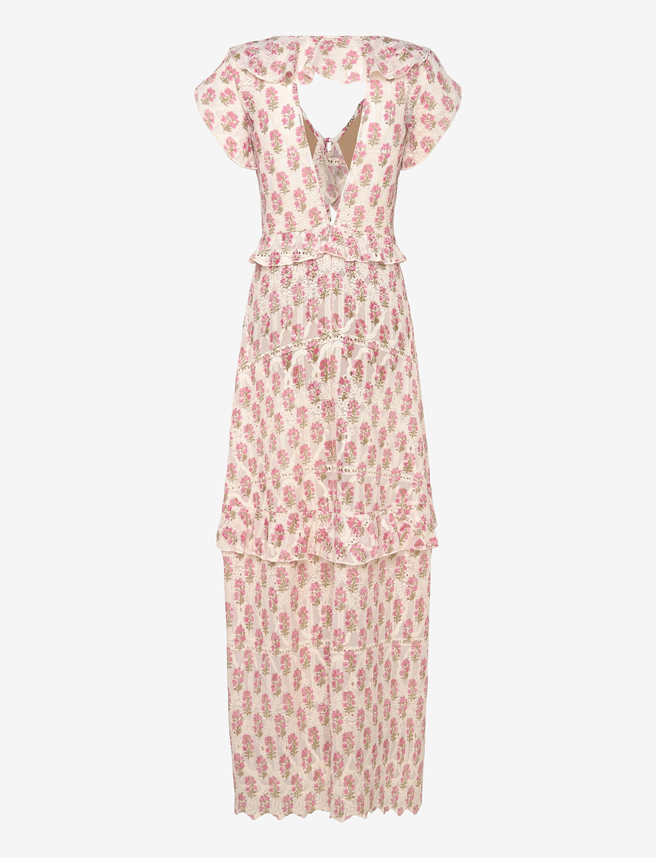 Love Lolina - Jasmine maxi dress - maxiklänningar - pink lily - 1