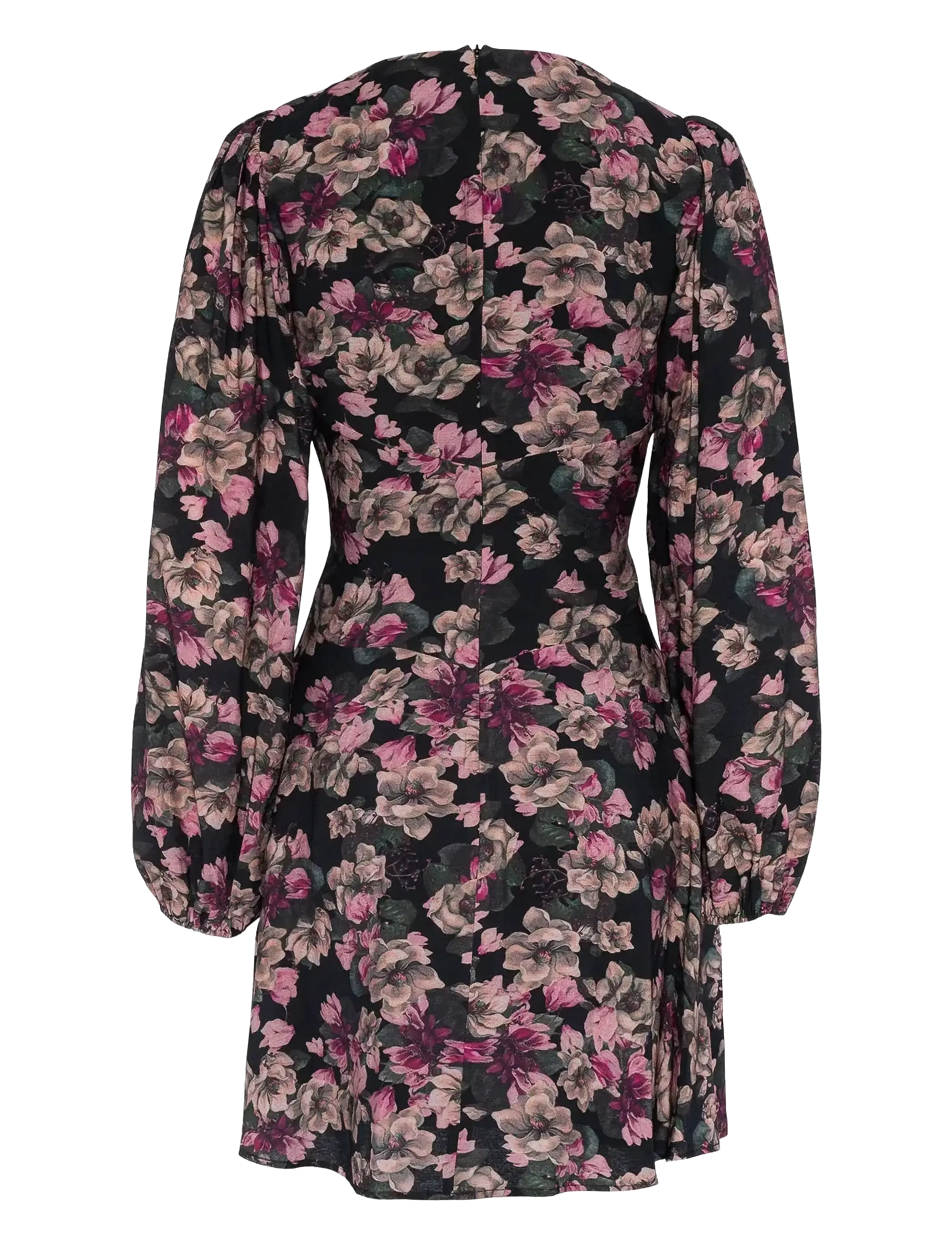 Love Lolina - Francine mini dress - korte jurken - black print - 2