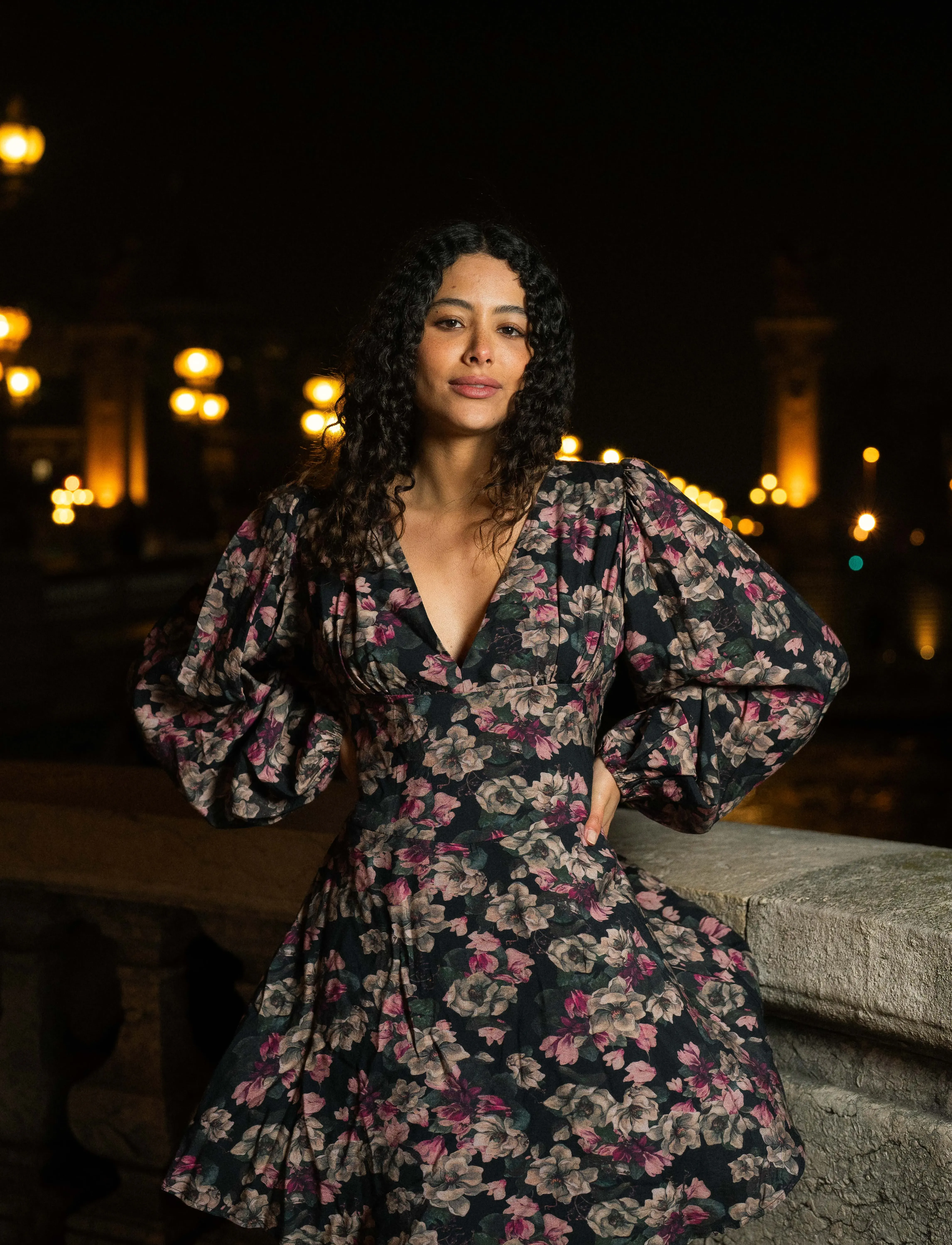 Love Lolina Francine mini dress - Love Lolina - BLACK PRINT / black