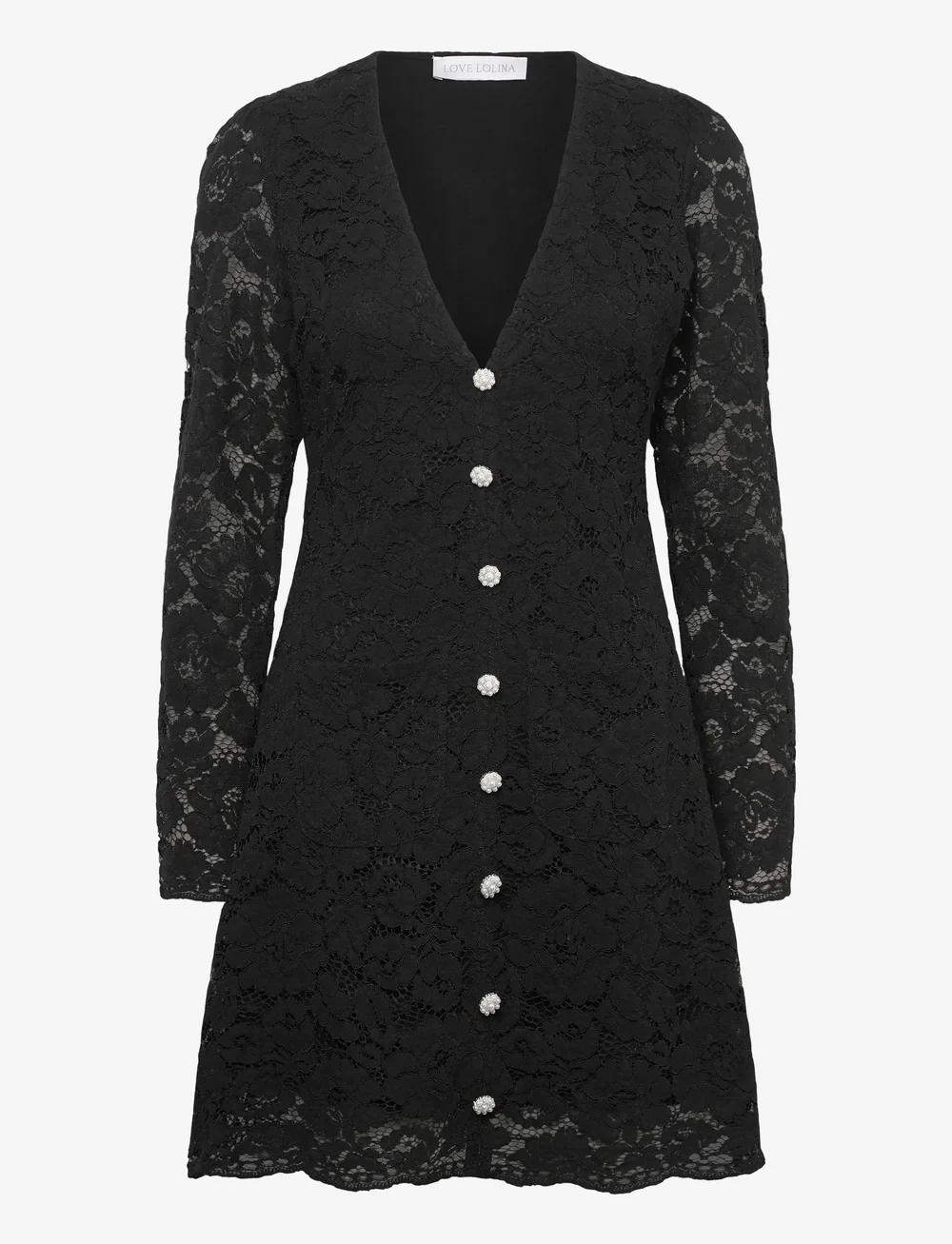 Love Lolina - Riley mini dress - kokteilikleidid - black - 0