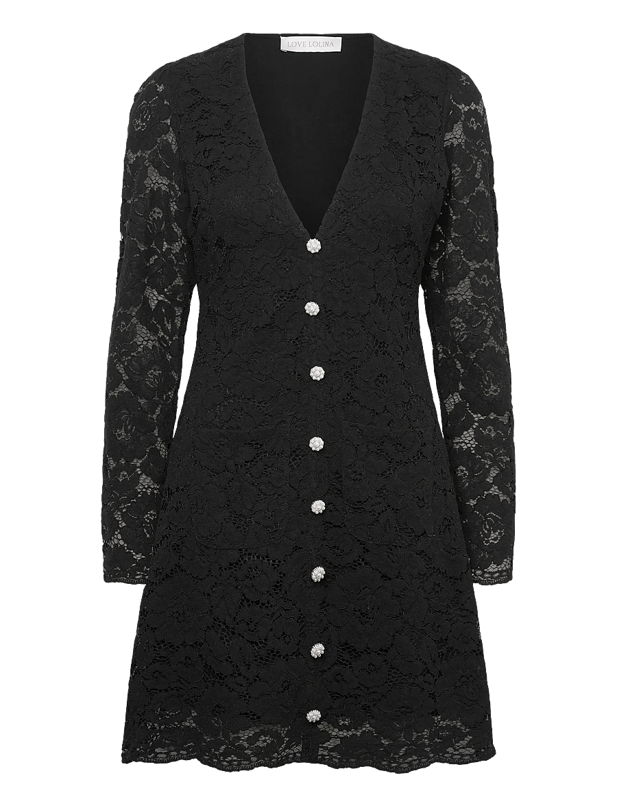 Love Lolina - Riley mini dress - cocktailjurken - black - 0