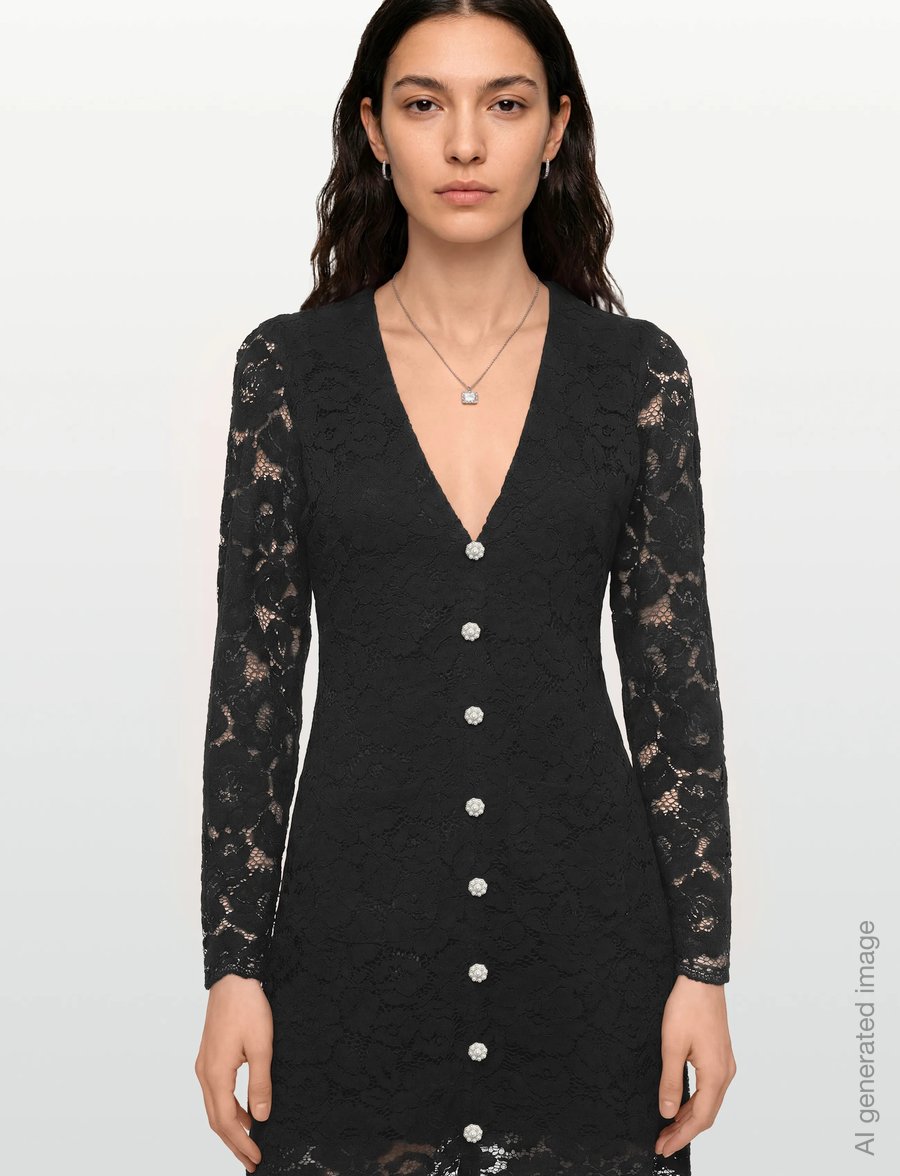Love Lolina - Riley mini dress - cocktailkjoler - black - 3