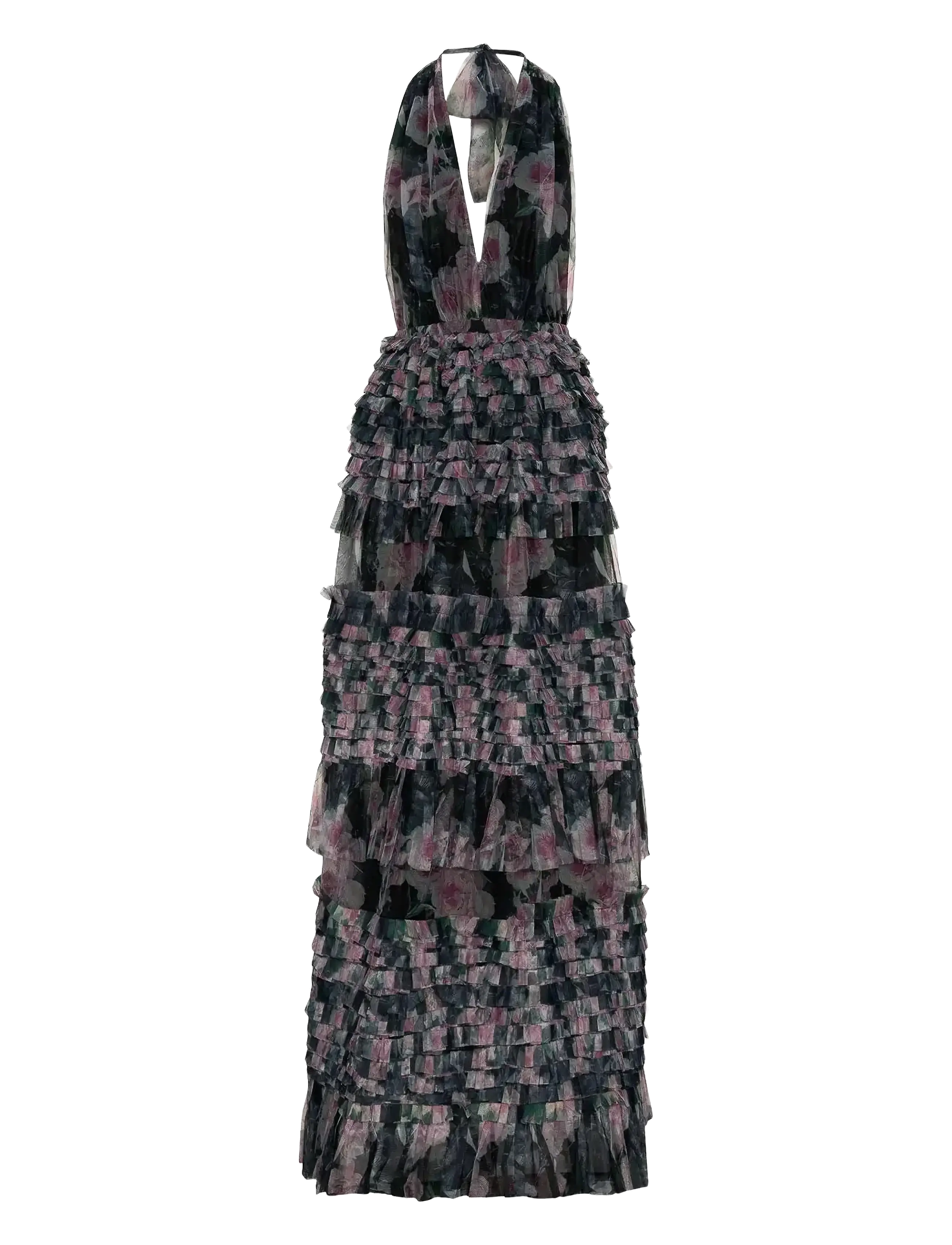 Love Lolina Lainey Maxi dress - Love Lolina - BLACK PRINT / black