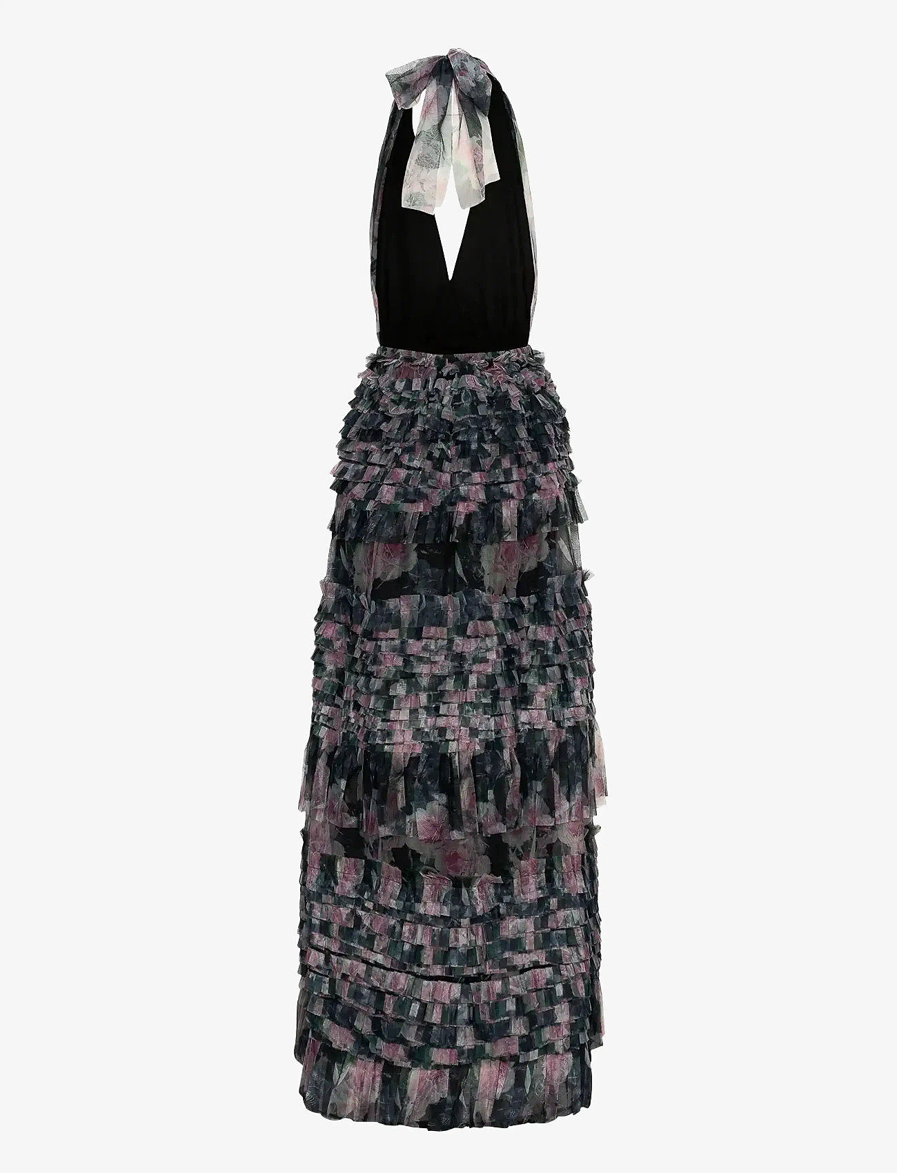 Love Lolina - Lainey Maxi dress - maxi kjoler - black print - 1