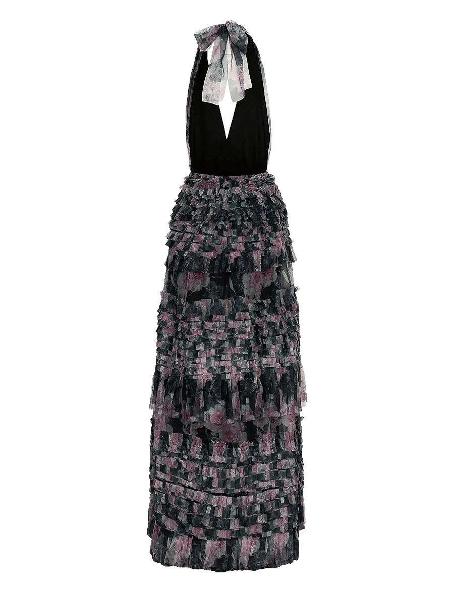 Love Lolina - Lainey Maxi dress - maxi kjoler - black print - 2