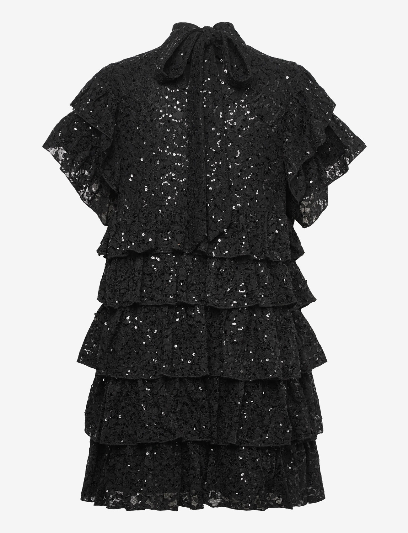 Love Lolina - Majesty mini dress - cocktailklänningar - black lace - 1