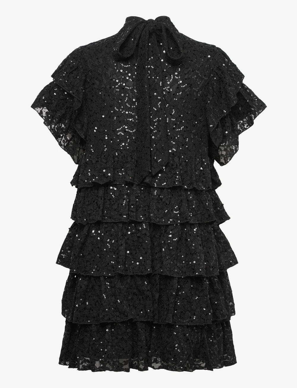 Love Lolina - Majesty mini dress - cocktailjurken - black lace - 1