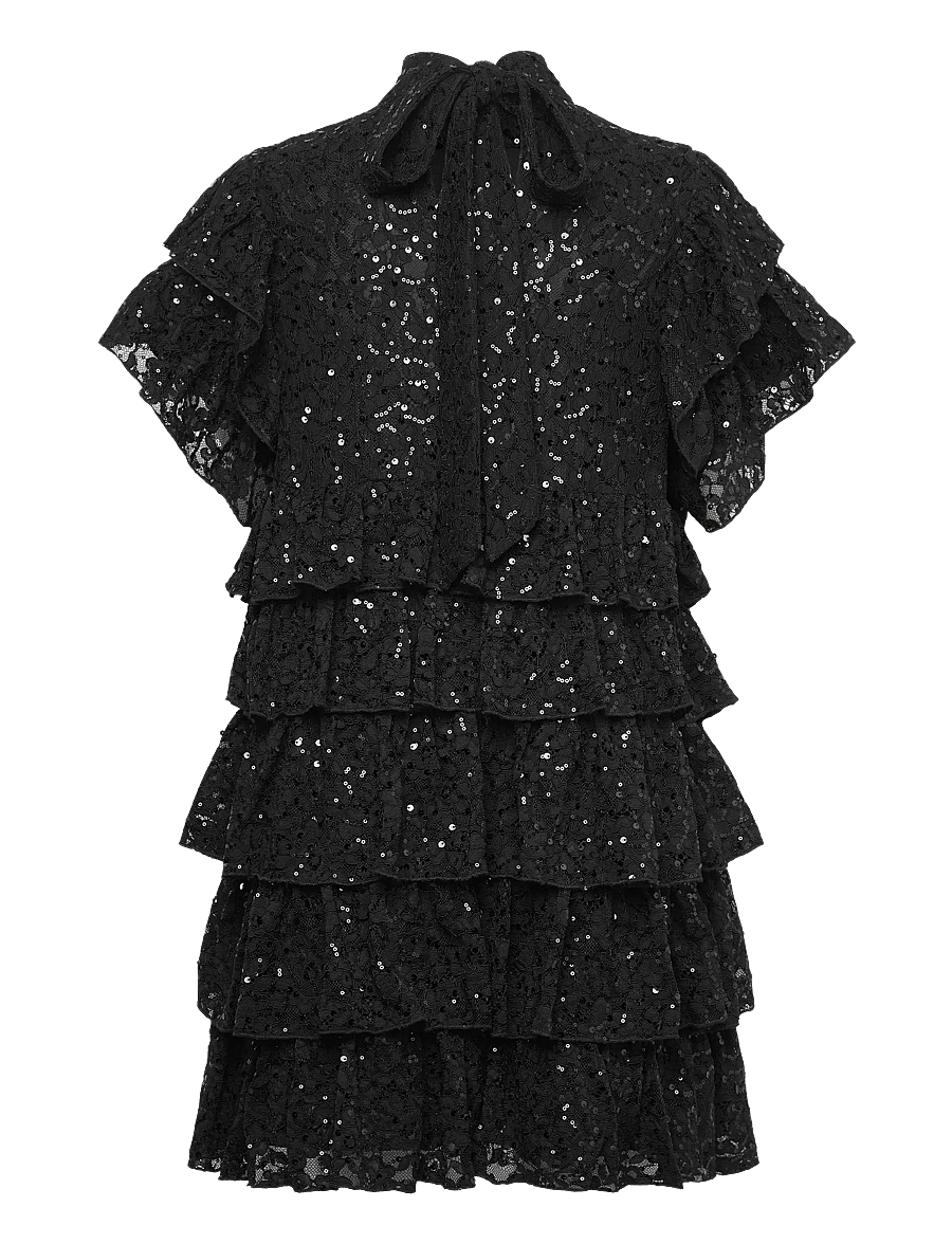 Love Lolina - Majesty mini dress - cocktailkleider - black lace - 1
