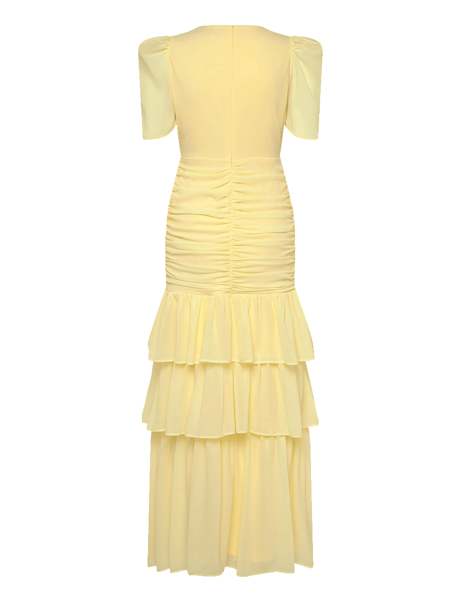 Love Lolina - Jenna Maxi Dress - aftenkjoler - lemonade - 2