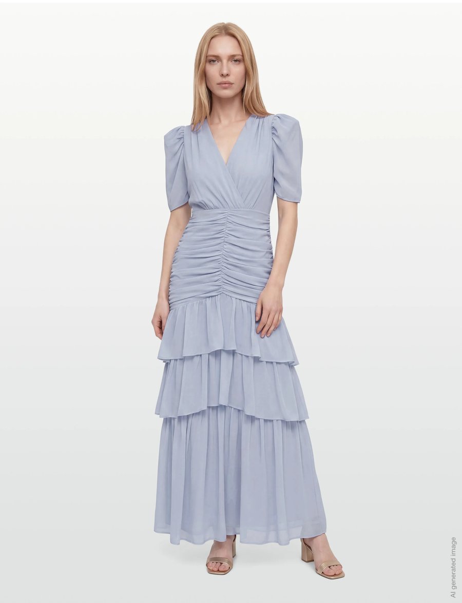 Love Lolina - Jenna Maxi Dress - avondjurken - light blue - 0
