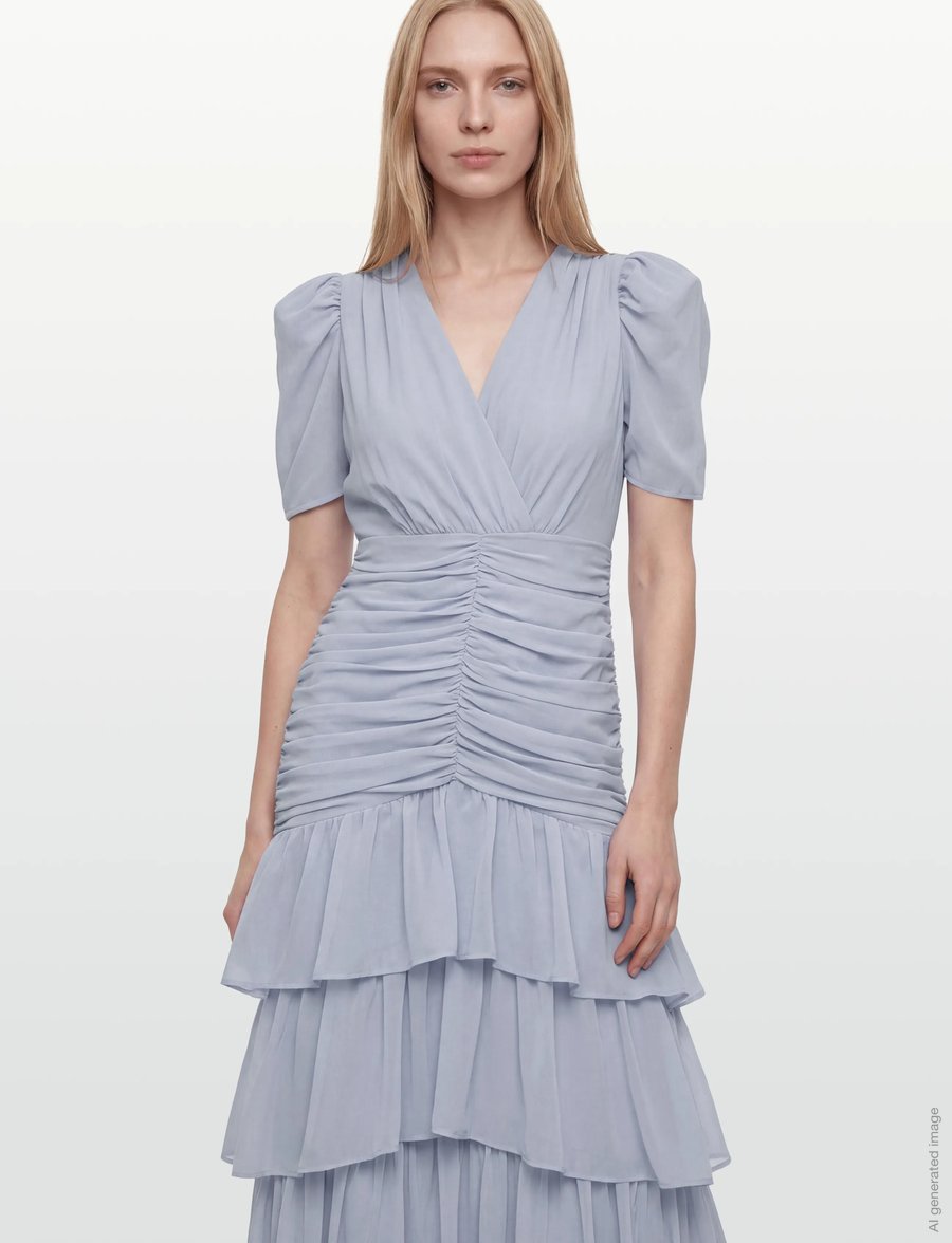 Love Lolina - Jenna Maxi Dress - aftenkjoler - light blue - 3