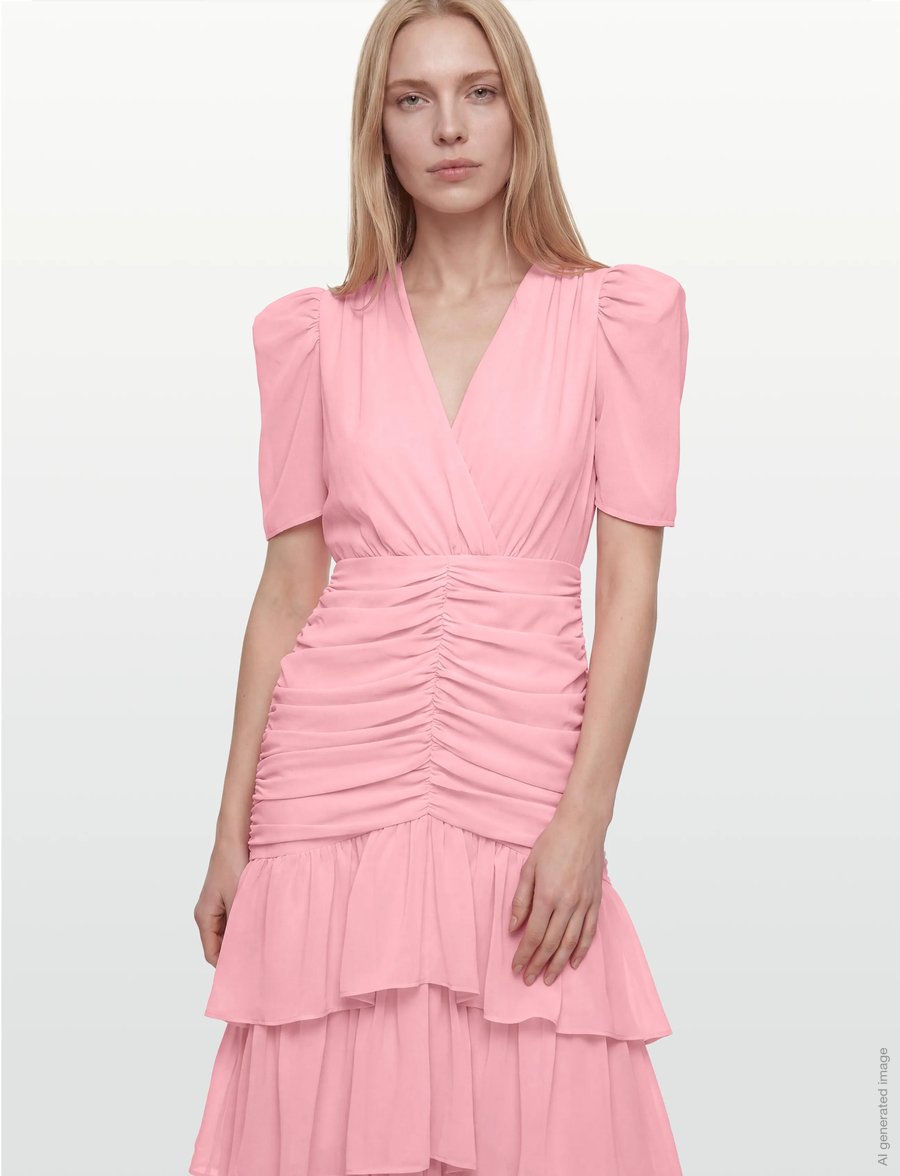 Love Lolina - Jenna Maxi Dress - aftenkjoler - light pink - 3