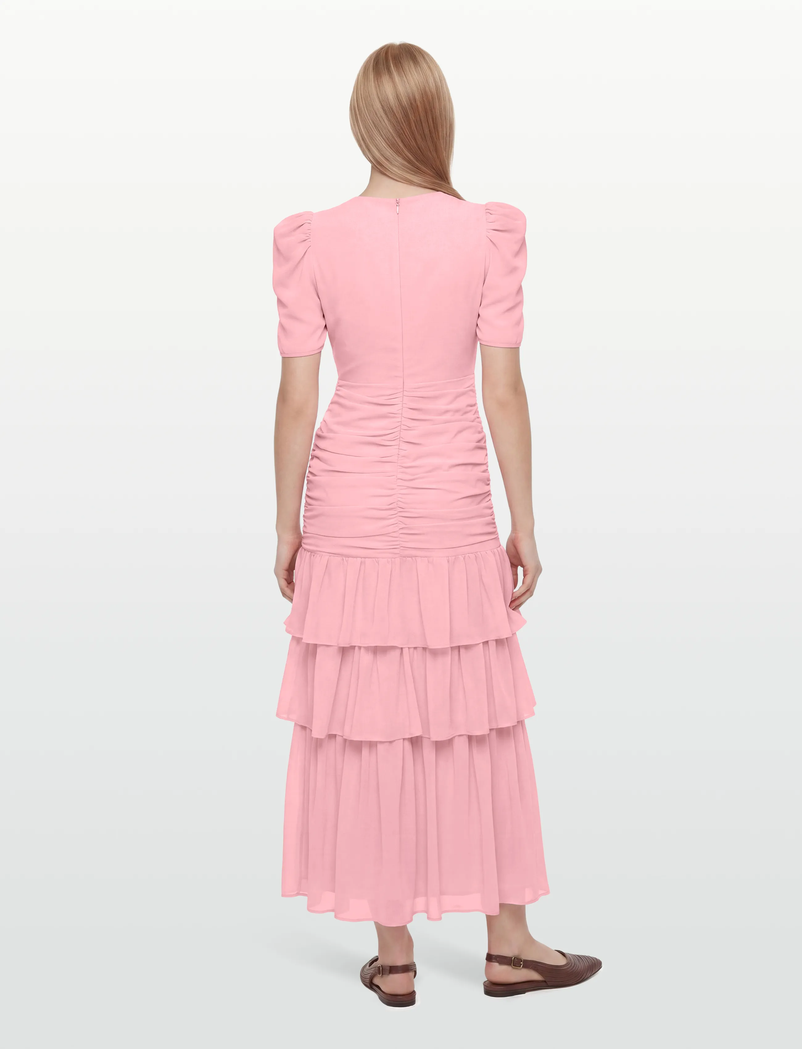Love Lolina - Jenna Maxi Dress - aftenkjoler - light pink - 4