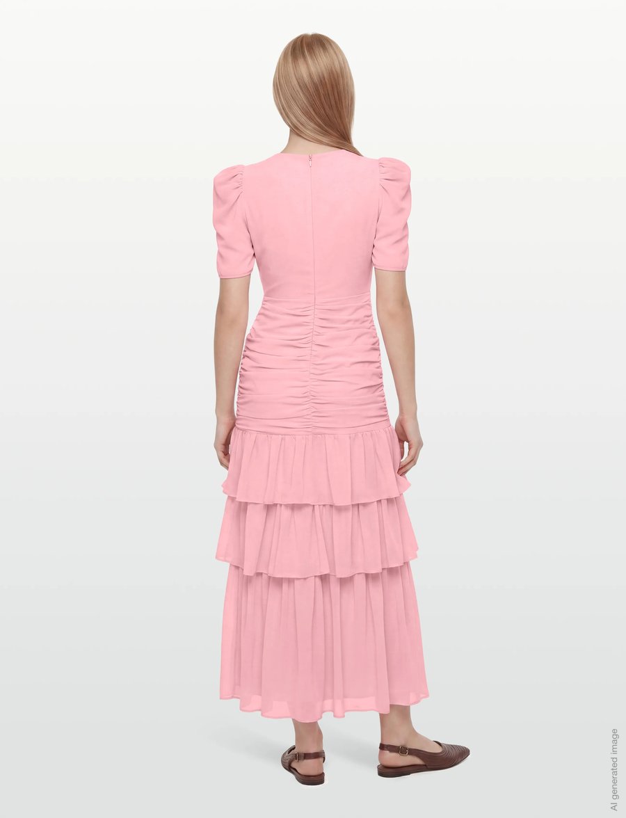 Love Lolina - Jenna Maxi Dress - aftenkjoler - light pink - 4
