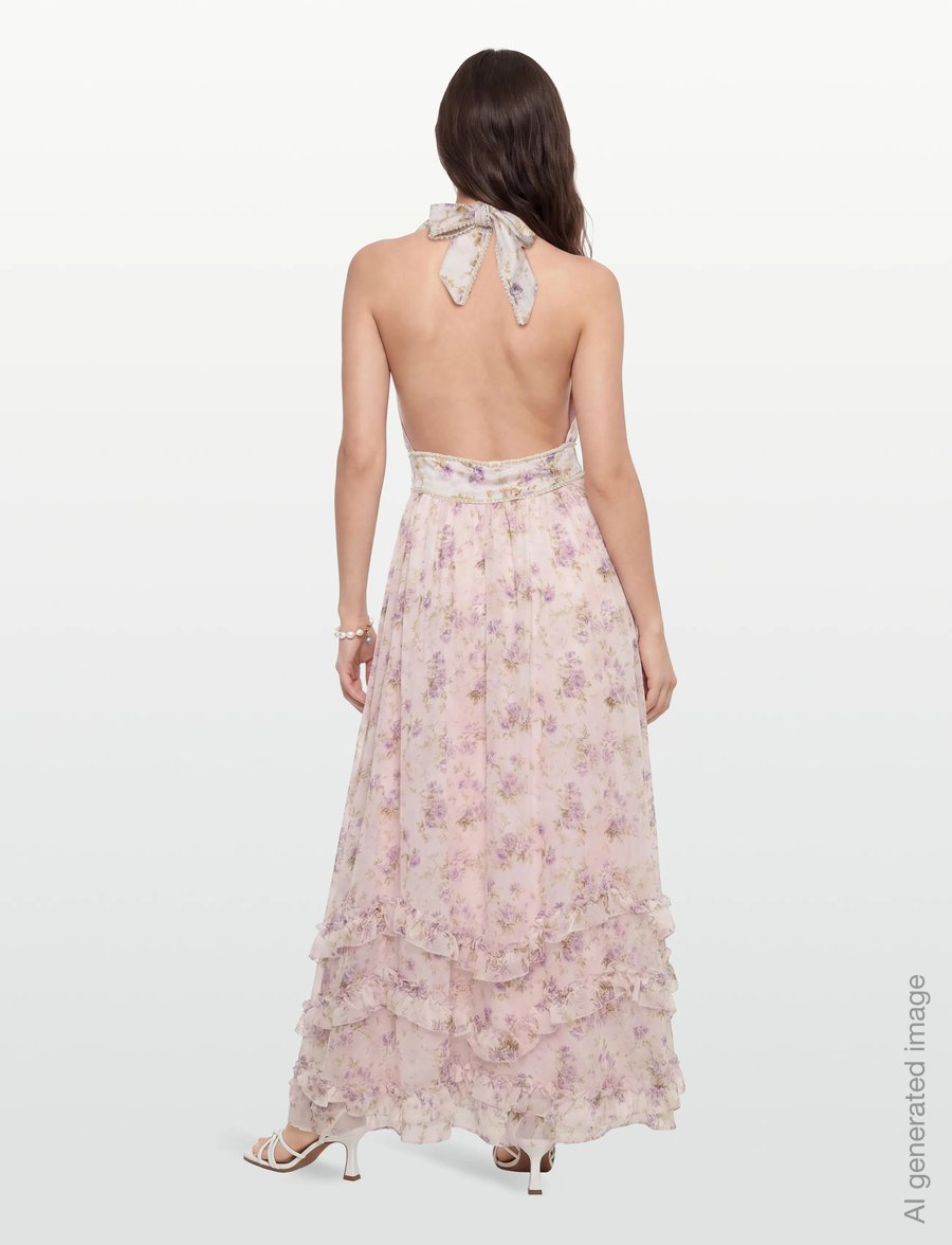 Love Lolina - Lottie Maxi Dress - aftonklänningar - lavender romance - 4