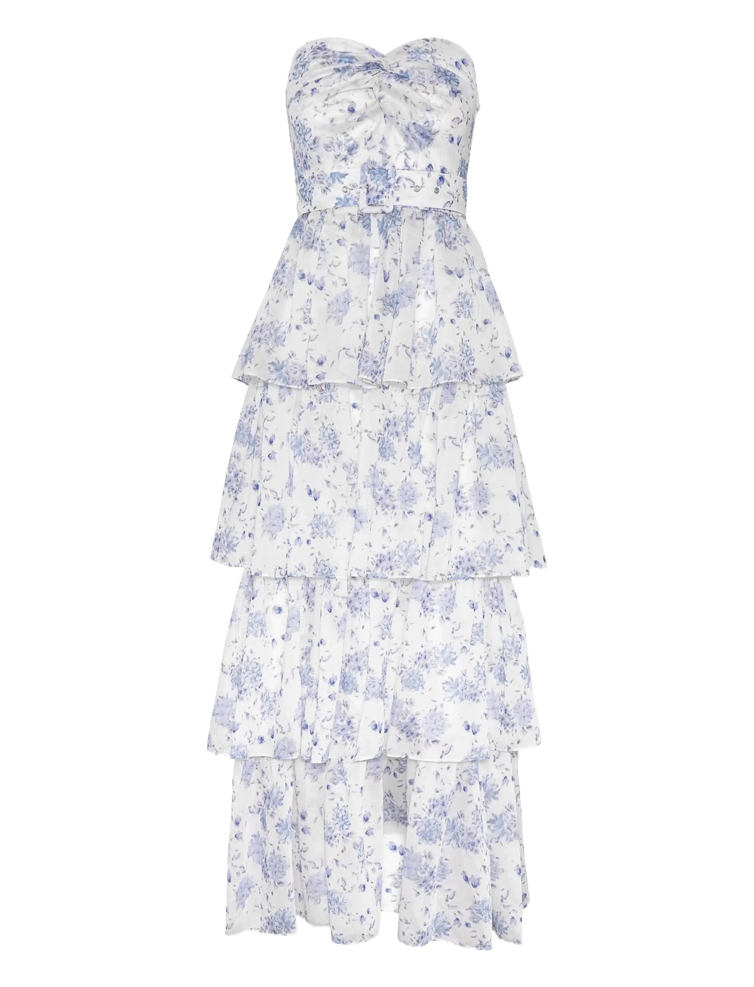 LOVE LOLINA Alaya Maxi Kleid Blau - M - Damen