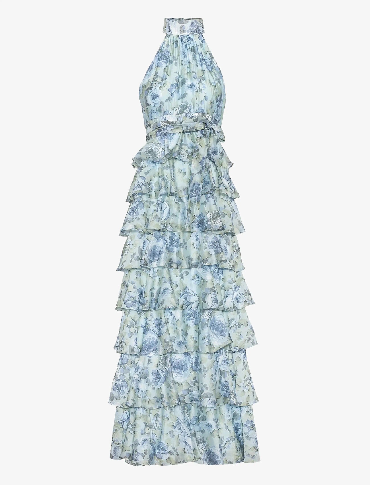 Love Lolina Angel Maxi Halterneck - Love Lolina - MIDNIGHT BLOOM / blue