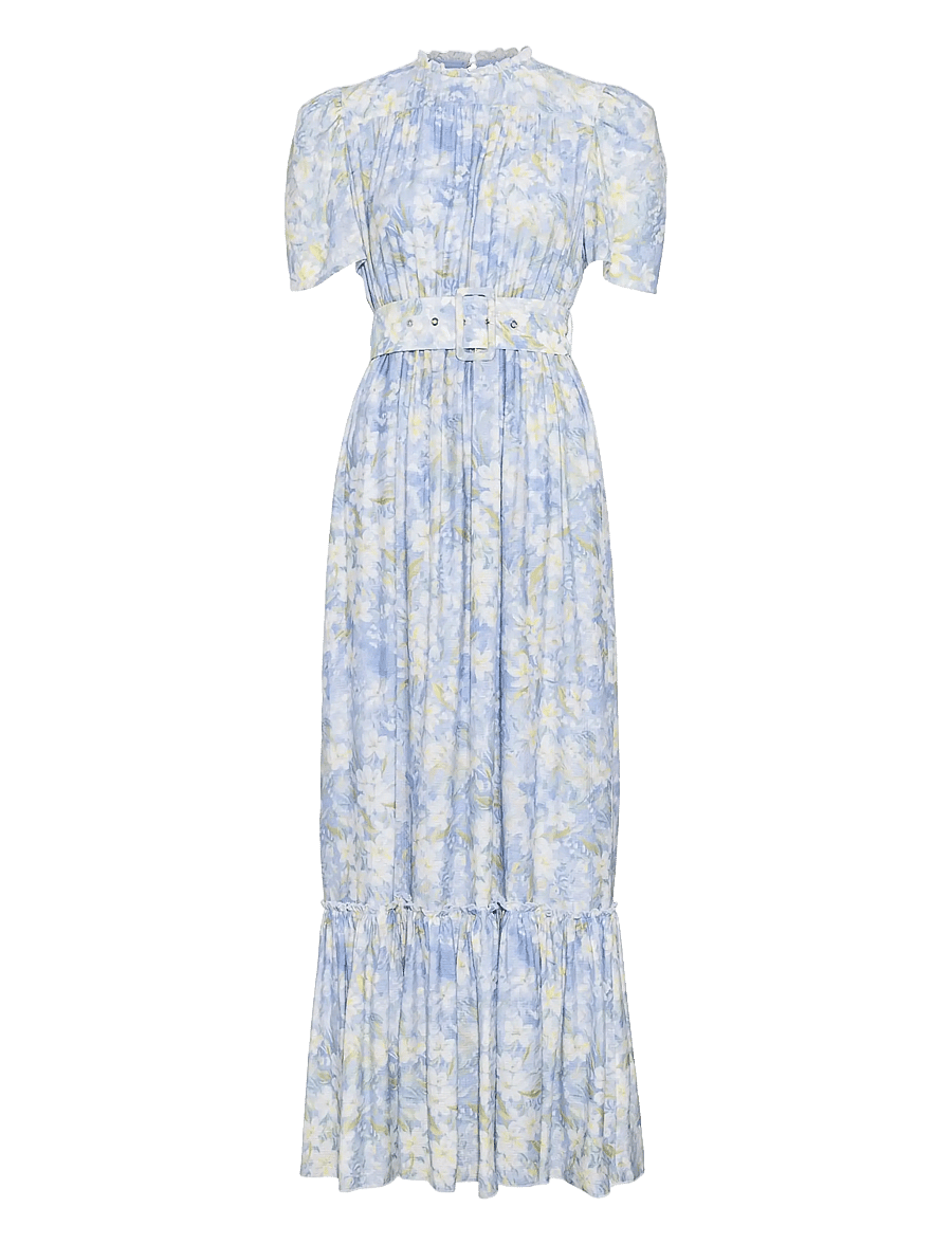 Love Lolina - Sophie Puff Maxi Dress - wisteria kiss - 1