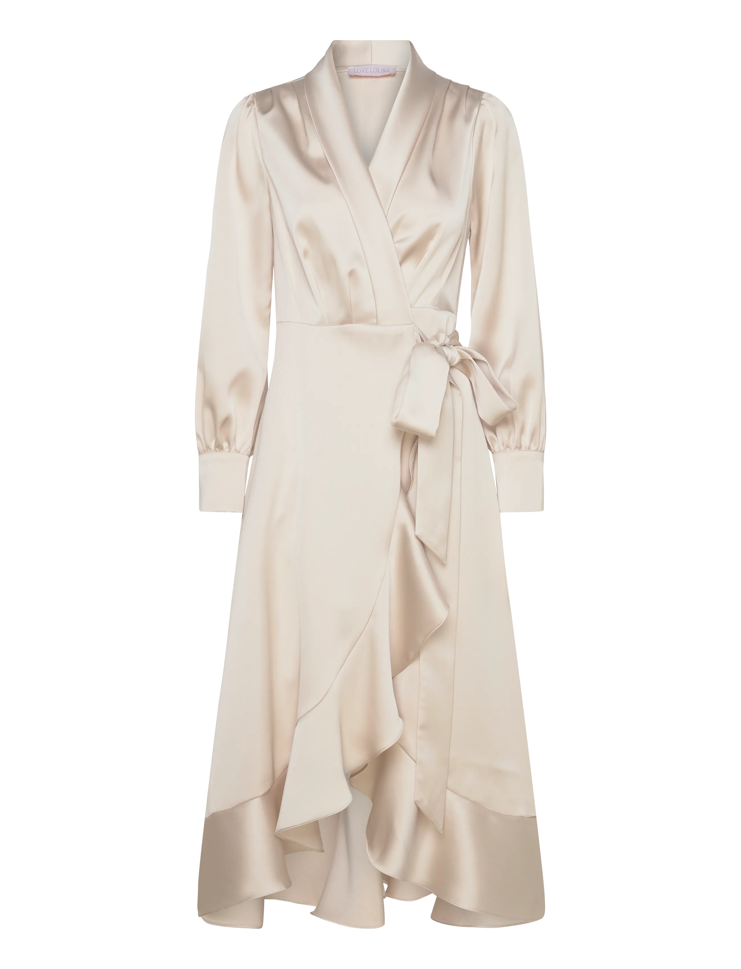 Love Lolina Iza Midi Dress - Partykleider - CHAMPAGNE / cream