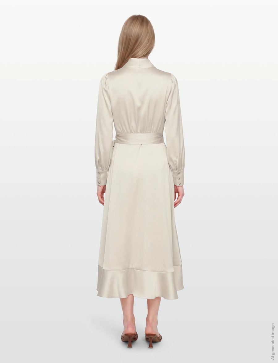 Love Lolina - Iza Midi Dress - abendkleider - champagne - 4