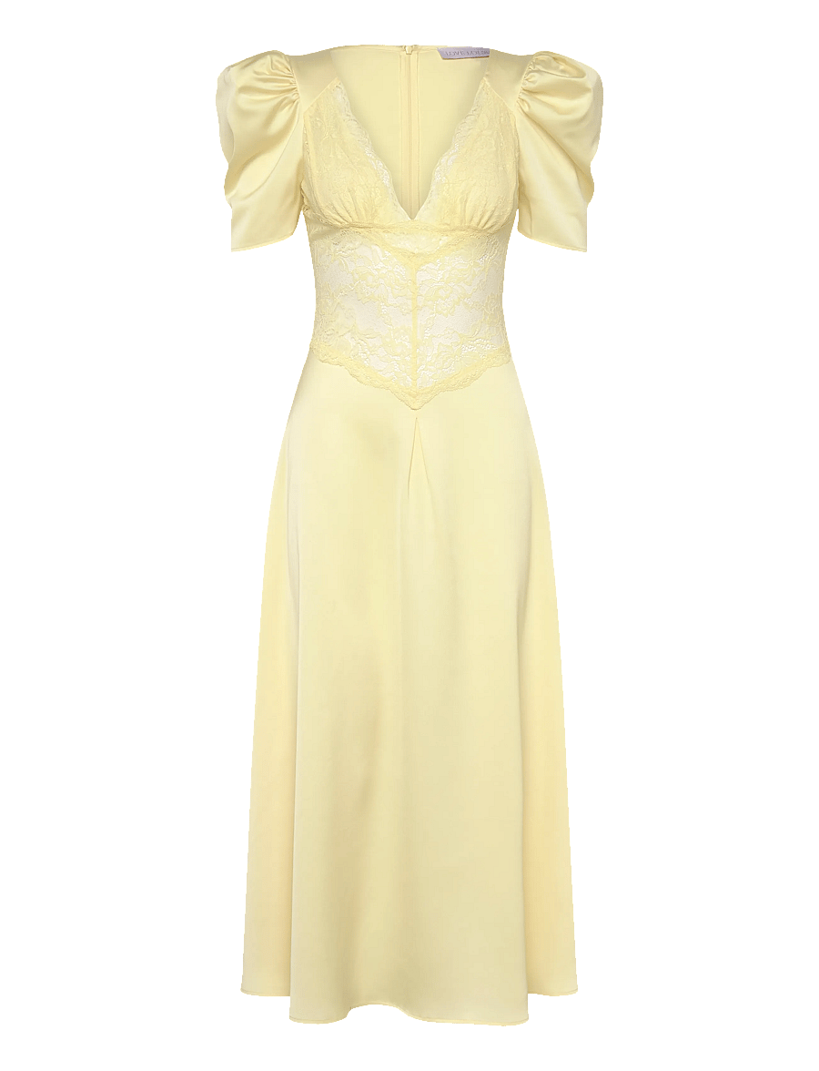 Love Lolina - Francis Lace Midi Dress - abendkleider - lemonade - 1