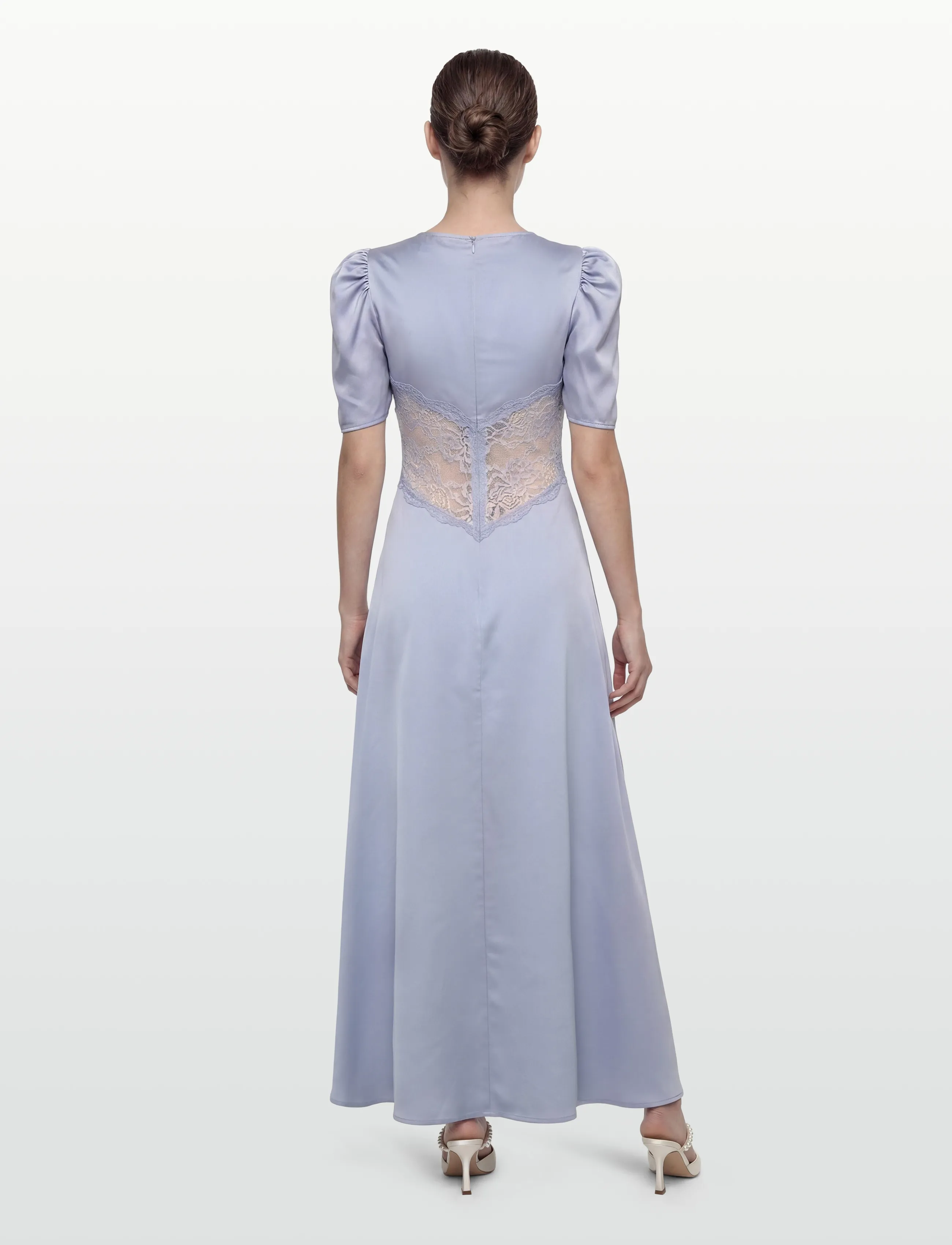 Love Lolina - Francis Lace Midi Dress - abendkleider - light blue - 4