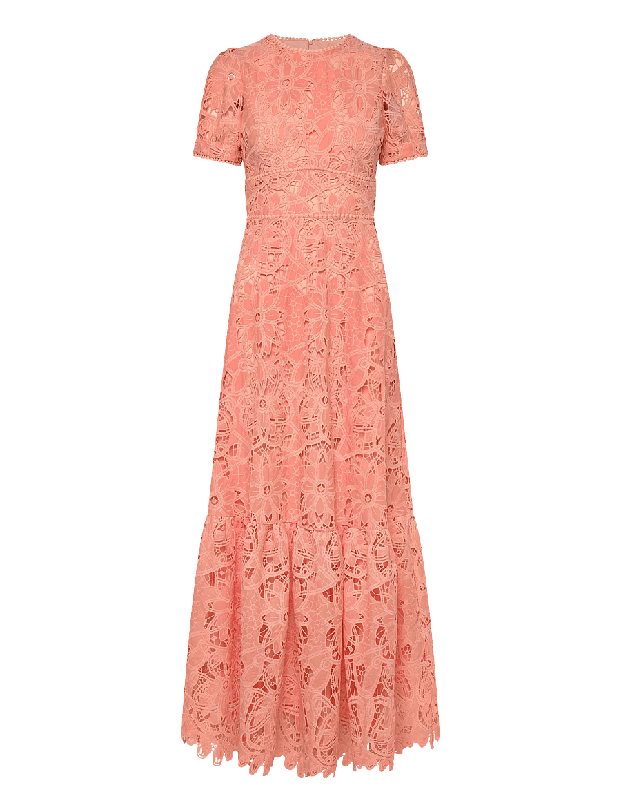 Love Lolina - Fiona Maxi Dress - sukienki koktajlowe - apricot - 0
