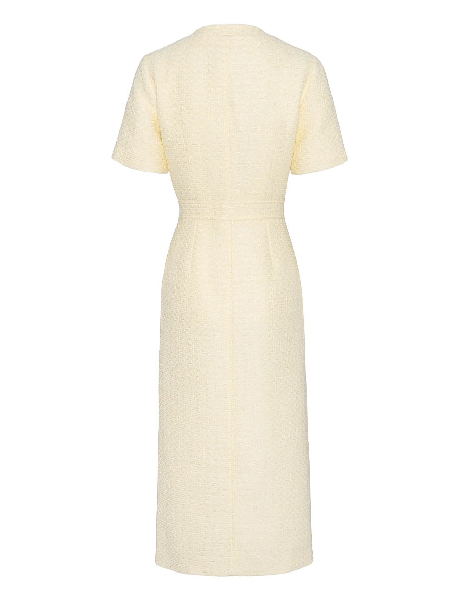 Love Lolina - Stassie Midi Dress - ilgos suknelės - buttercup - 2