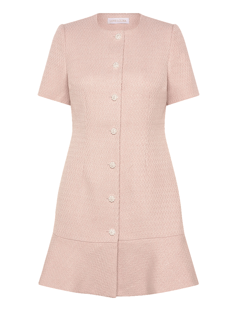 Love Lolina - Tilly mini dress - kurze kleider - light pink - 0