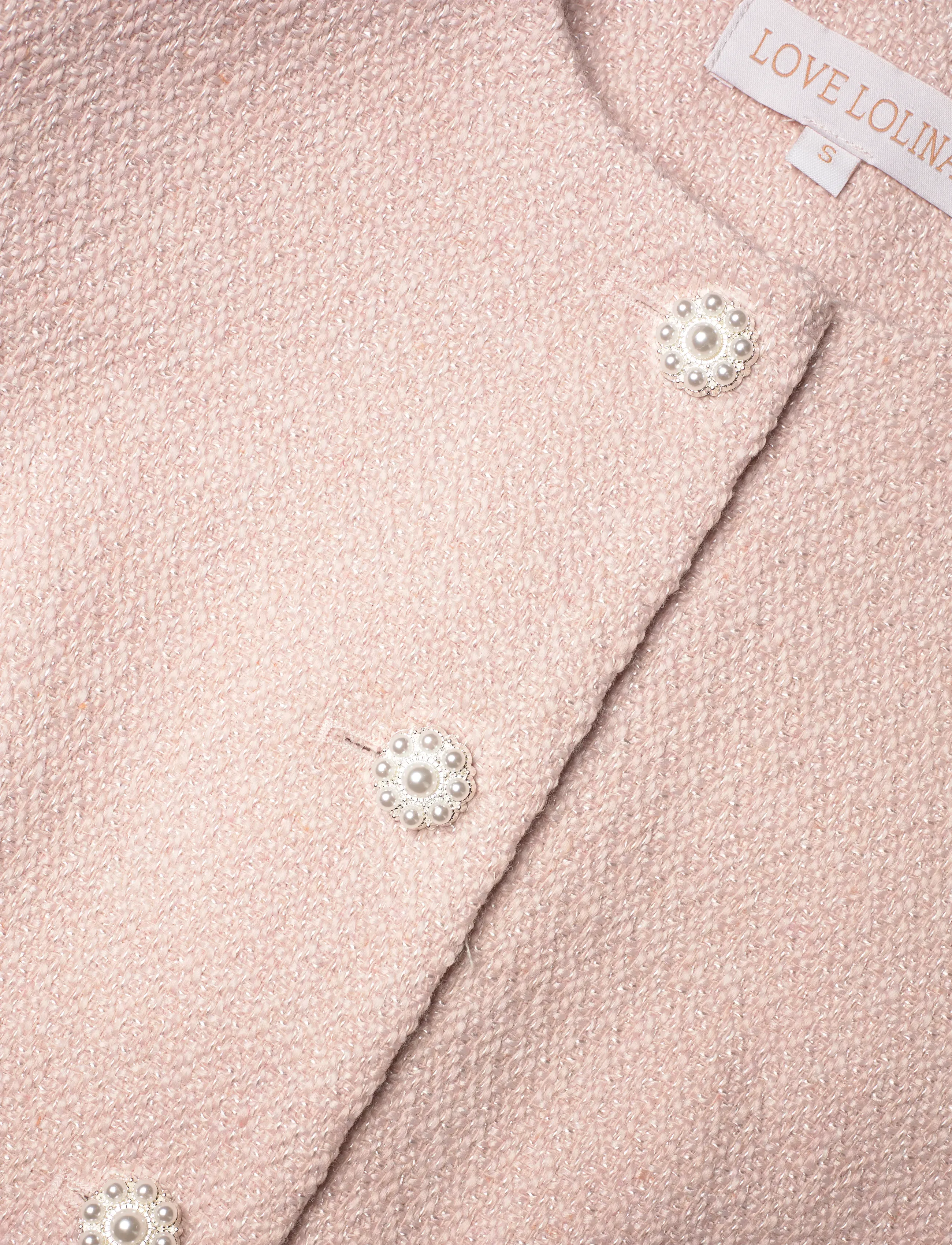 Love Lolina - Tilly mini dress - konfirmationstøj - light pink - 5