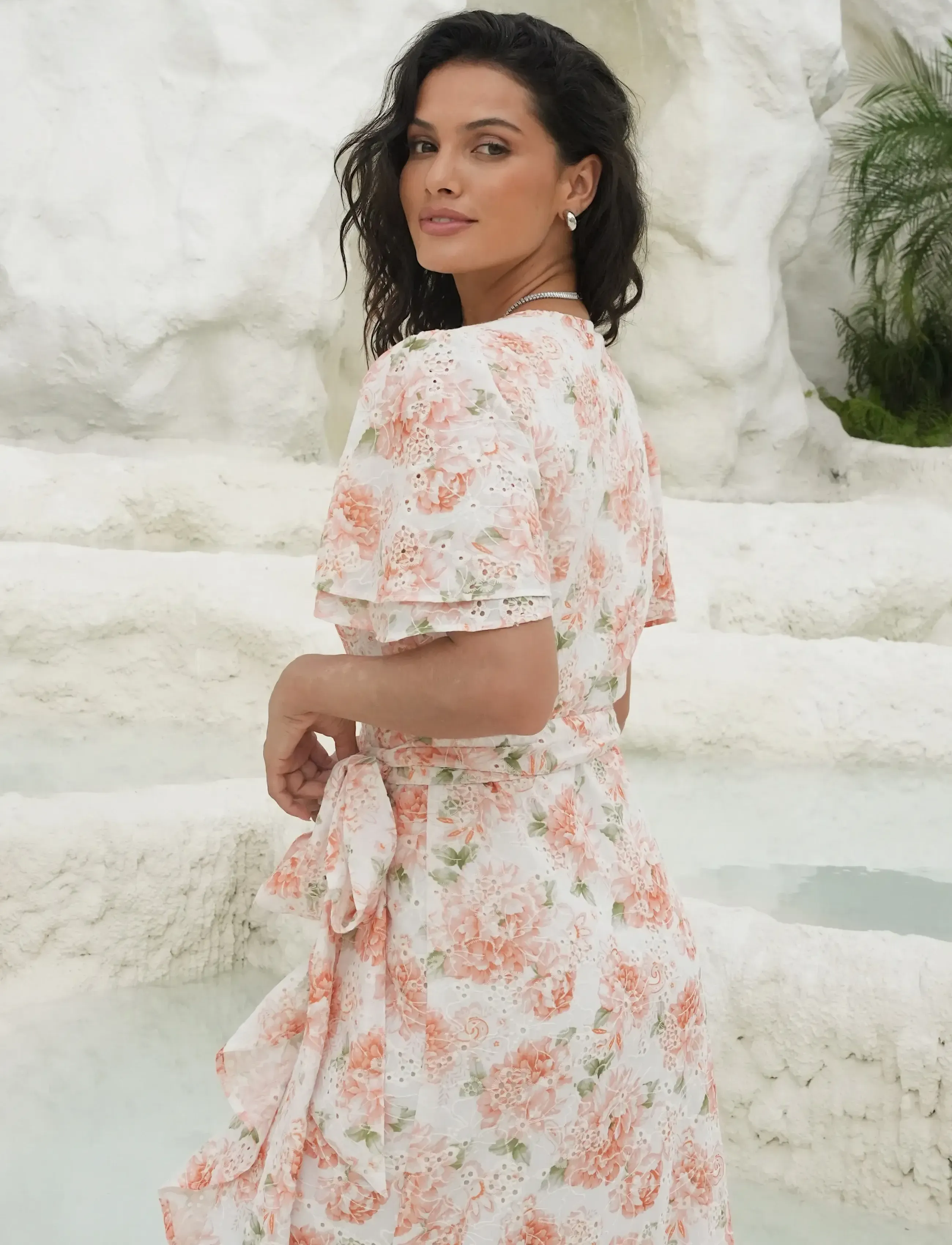 Love Lolina - Gabriella Maxi Dress - sukienki letnie - peony pop orange - 3