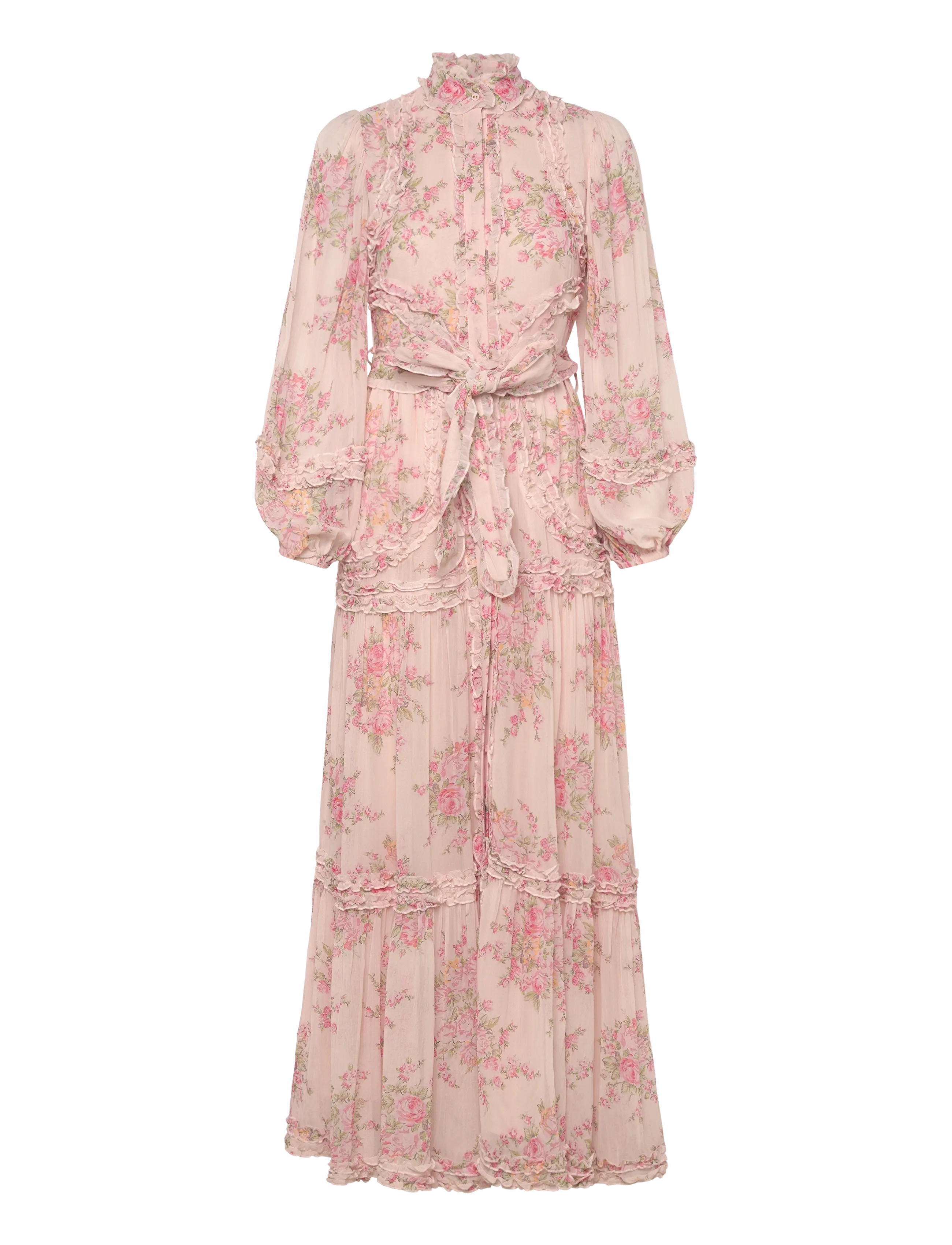 Love Lolina Violetta Maxi Dress - Maxi kjoler - ROSALIA / pink/rose