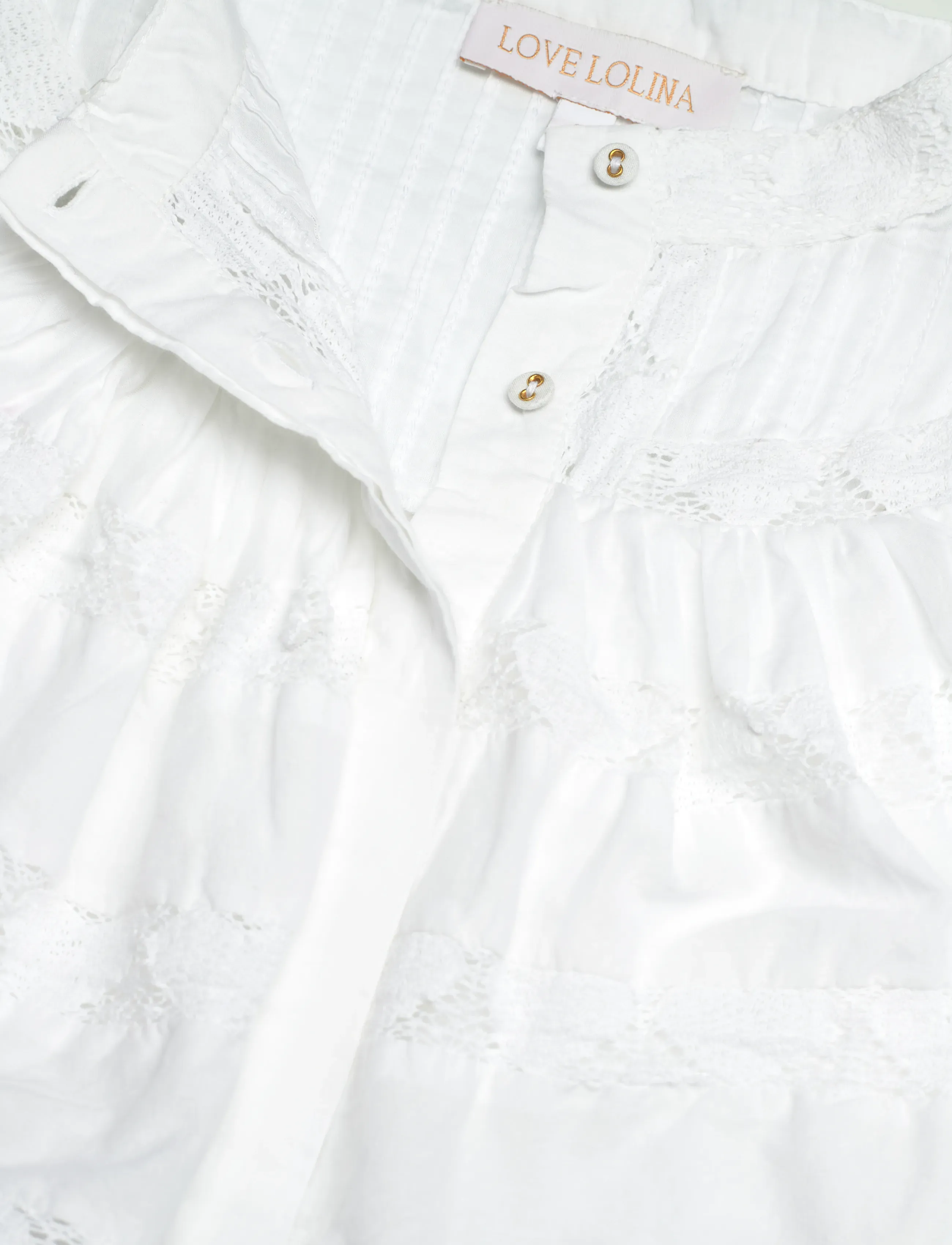 Love Lolina - Mary Mini Dress - konfirmasjon - white - 2