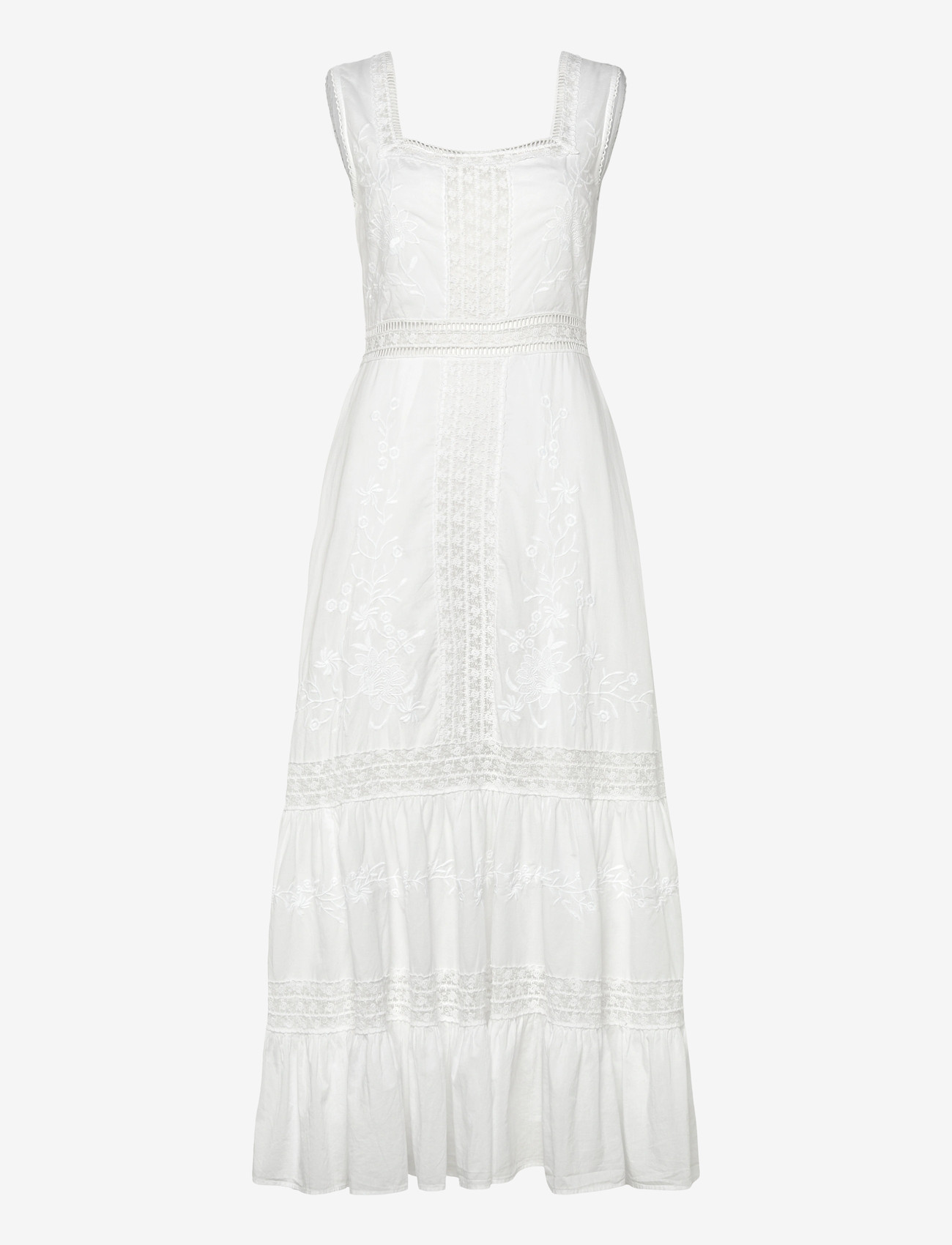 Love Lolina - Rosa maxi dress - white - 1