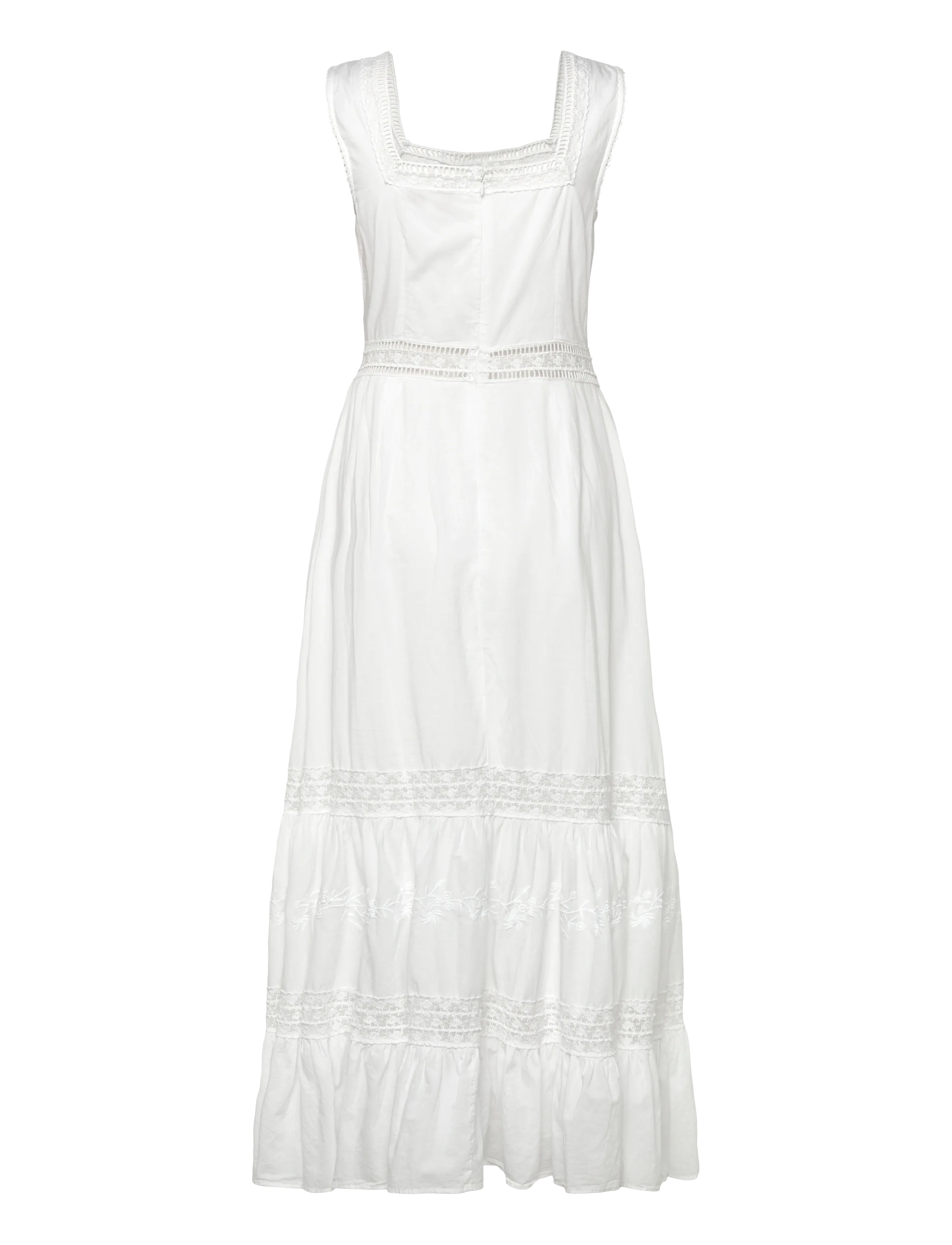 Love Lolina - Rosa maxi dress - kesämekot - white - 2