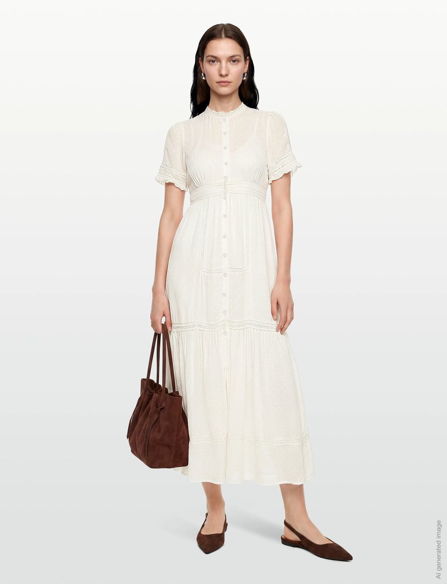 Love Lolina - Madison Maxi Dress - vasaras kleitas - white - 0