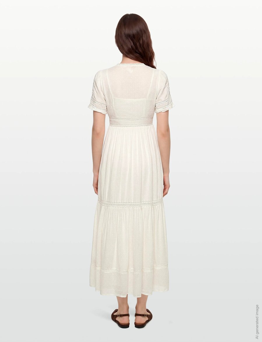 Love Lolina - Madison Maxi Dress - vasaras kleitas - white - 5