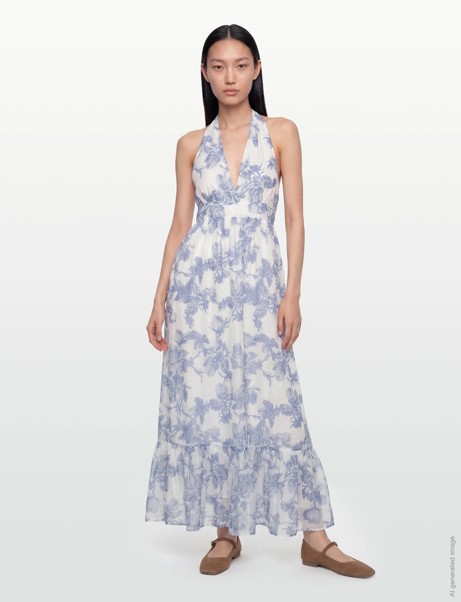 Love Lolina - Tulip Maxi Dress - vasaras kleitas - bluebell bliss - 3