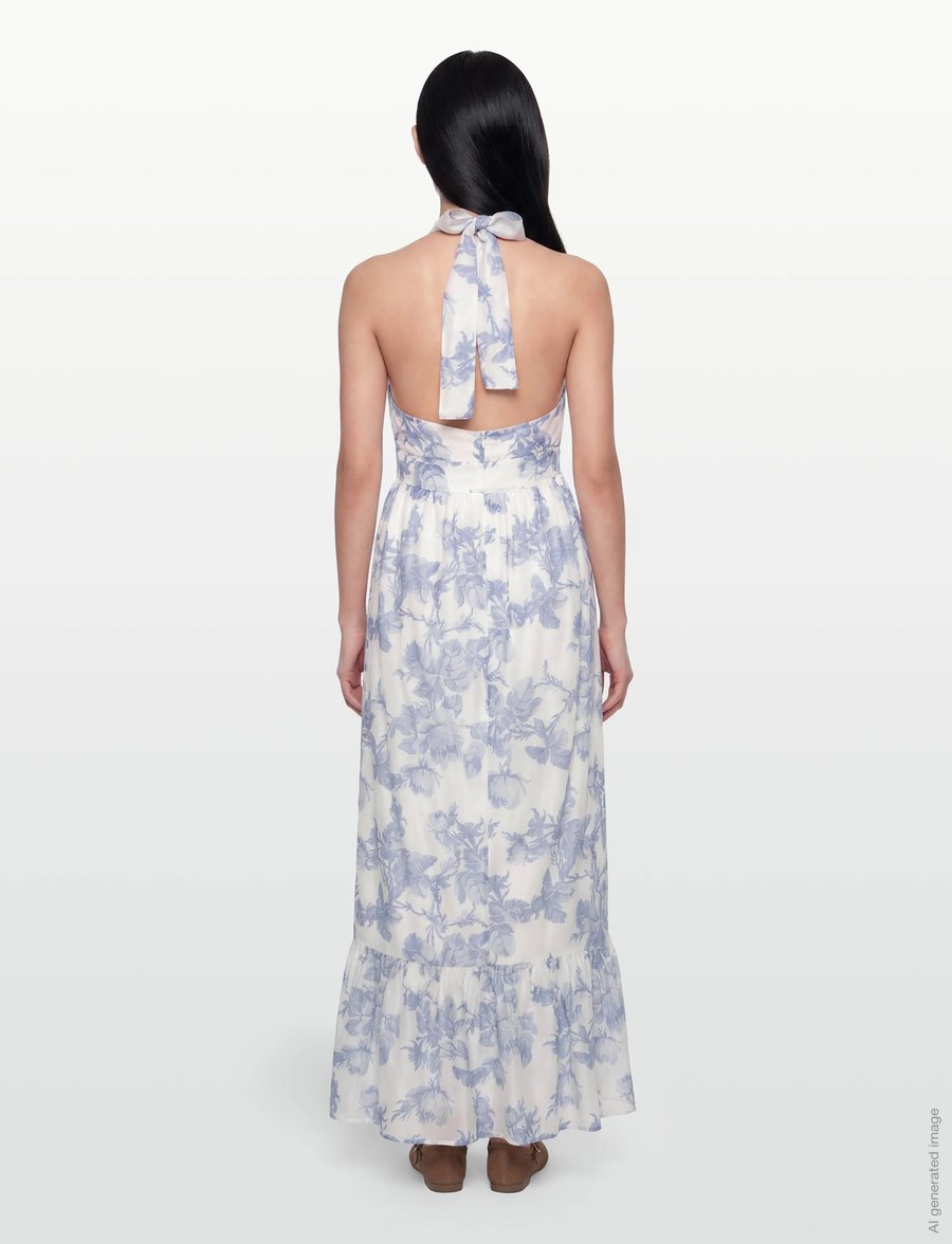 Love Lolina - Tulip Maxi Dress - vasaras kleitas - bluebell bliss - 4