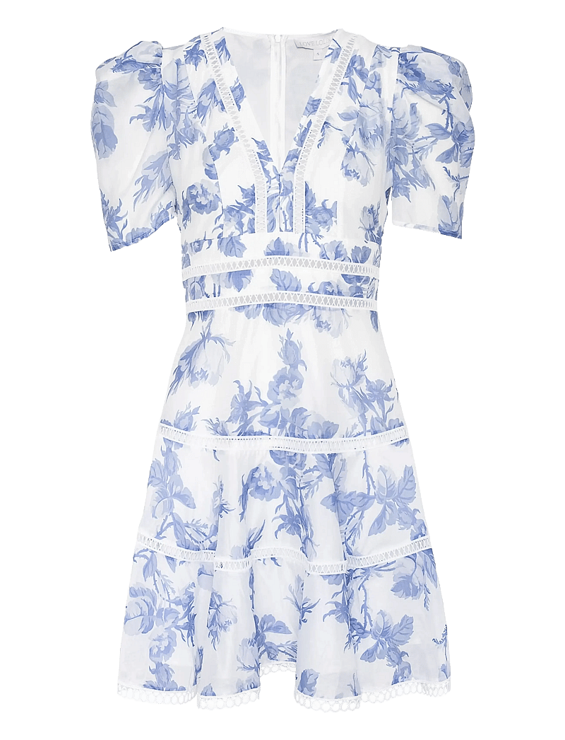 Love Lolina - Emie Mini Dress - sumarkjólar - bluebell bliss - 1