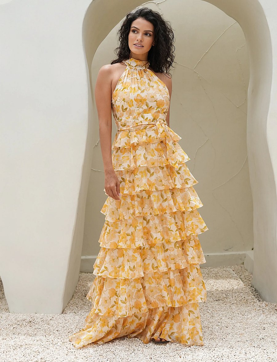 Love Lolina - Angel Maxi Halterneck - zomerjurken - sunlit - 2