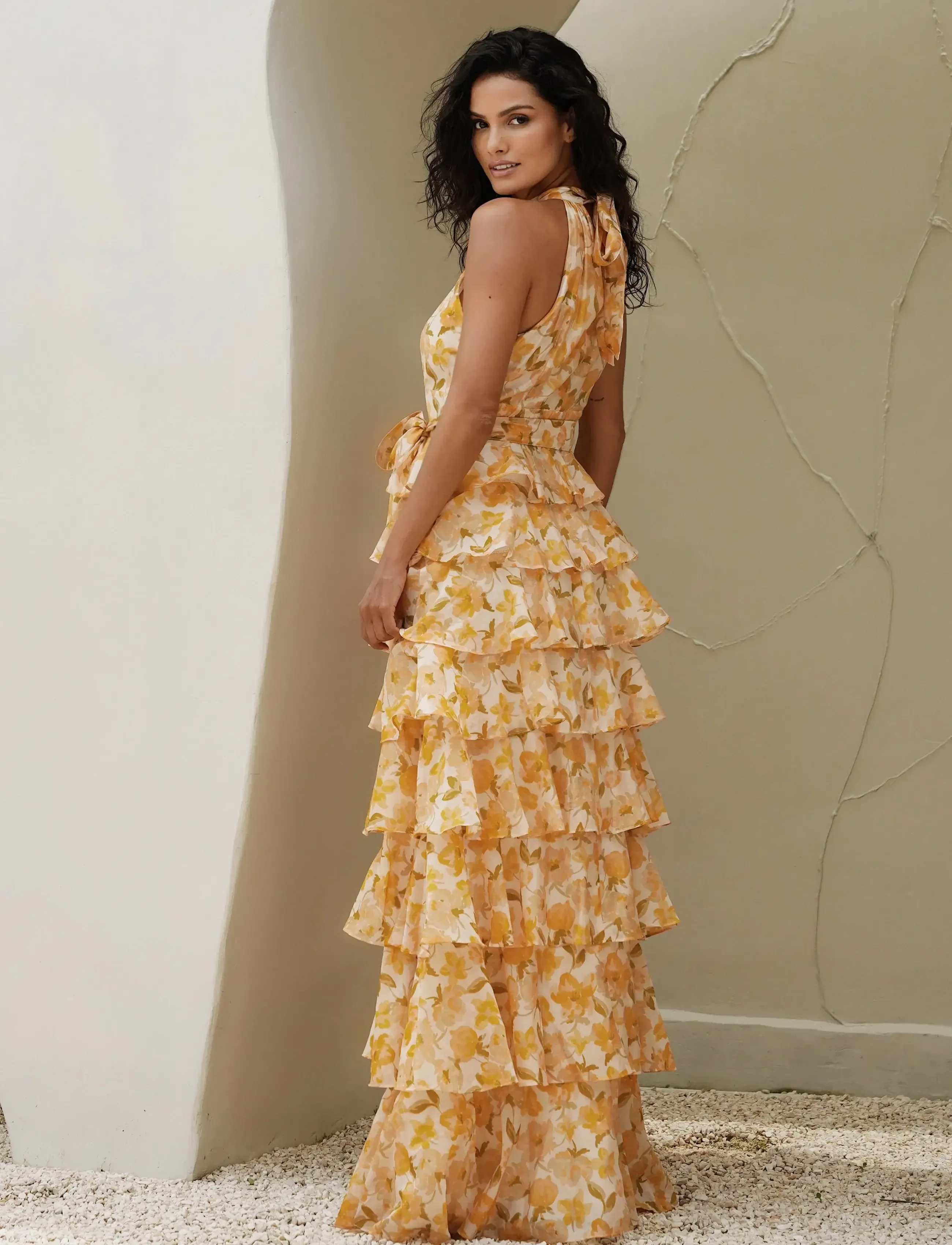 Love Lolina - Angel Maxi Halterneck - sommerkleider - sunlit - 3